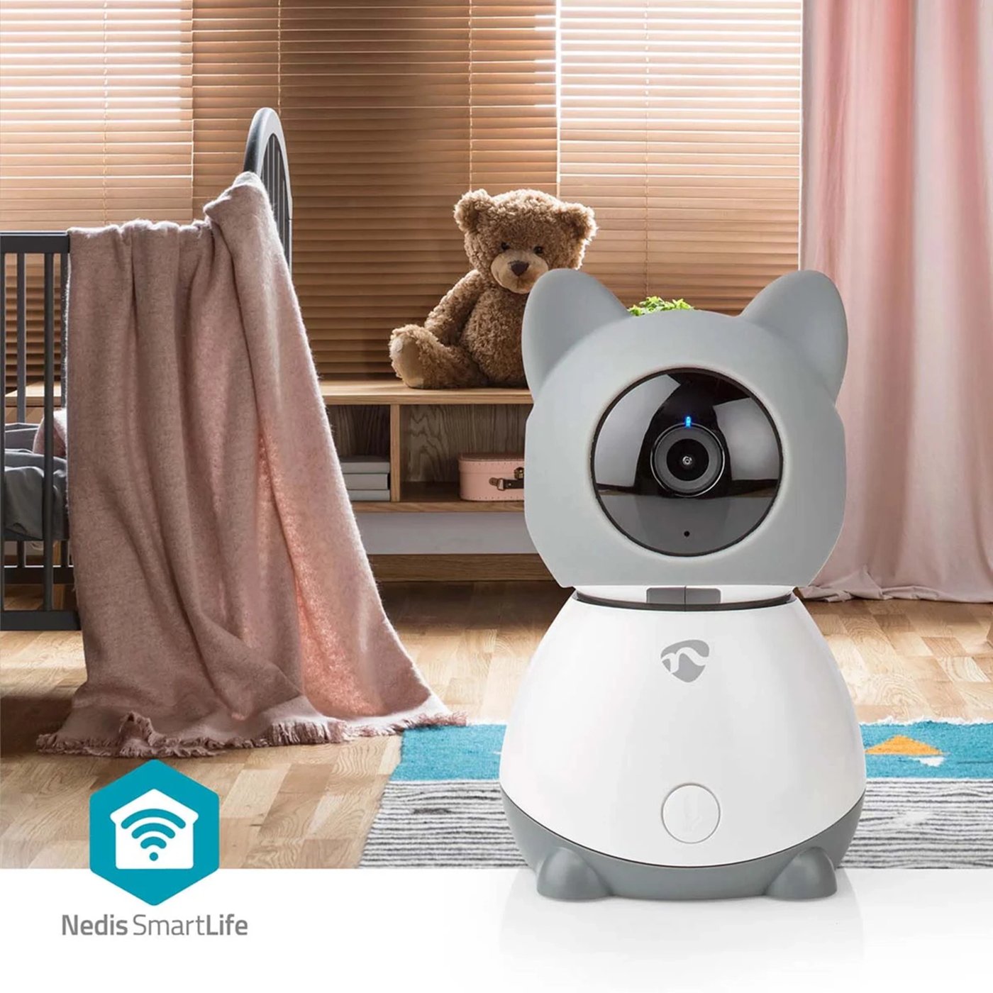 Nedis SmartLife Babycam Full HD med mørkersyn