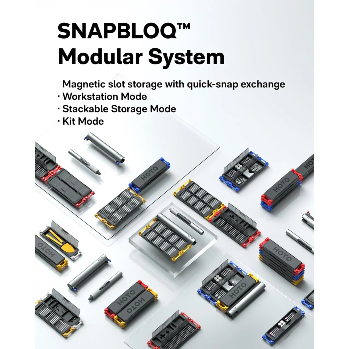 HOTO SNAPBLOQ D-A03 elektriskt miniborrset