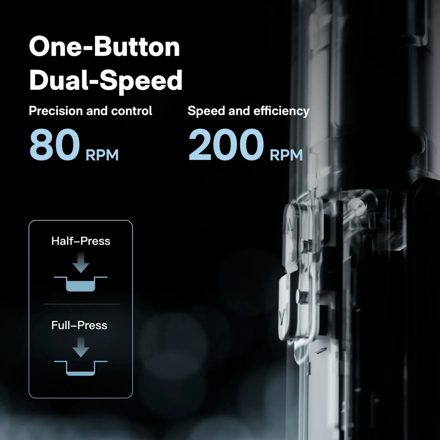 HOTO PixelDrive sladdlös skruvdragare 6 Nm