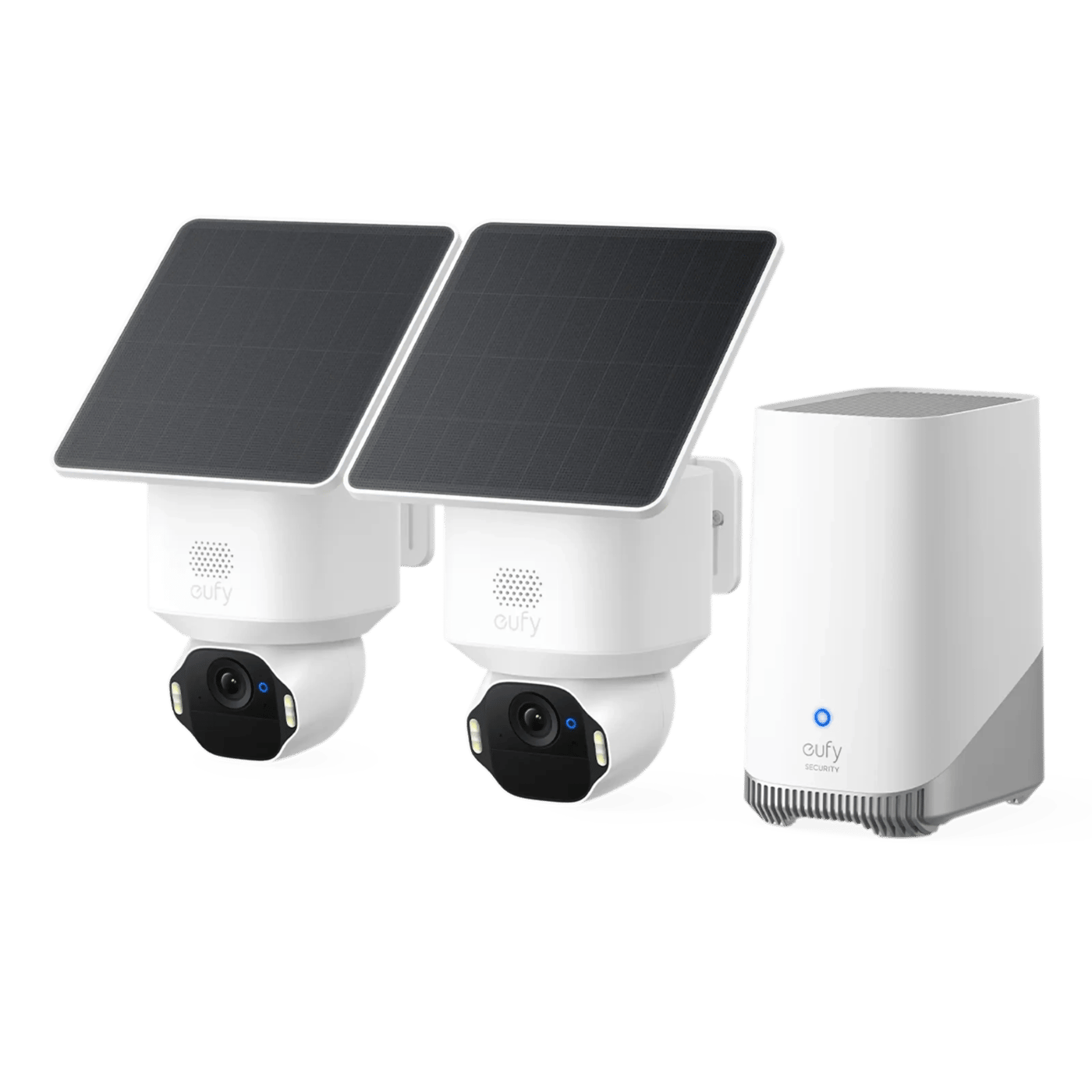 Eufy SoloCam E42 4K-övervakningskamera 2-pack med HomeBase S380