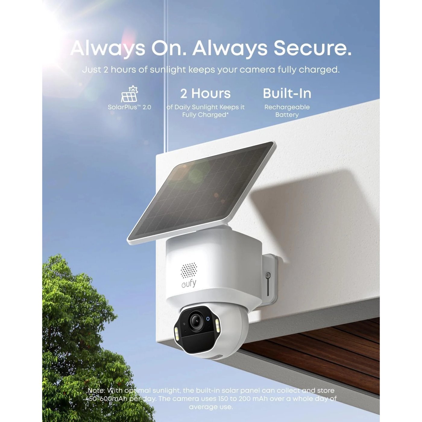 Eufy SoloCam E42 4K-övervakningskamera 2-pack med HomeBase S380