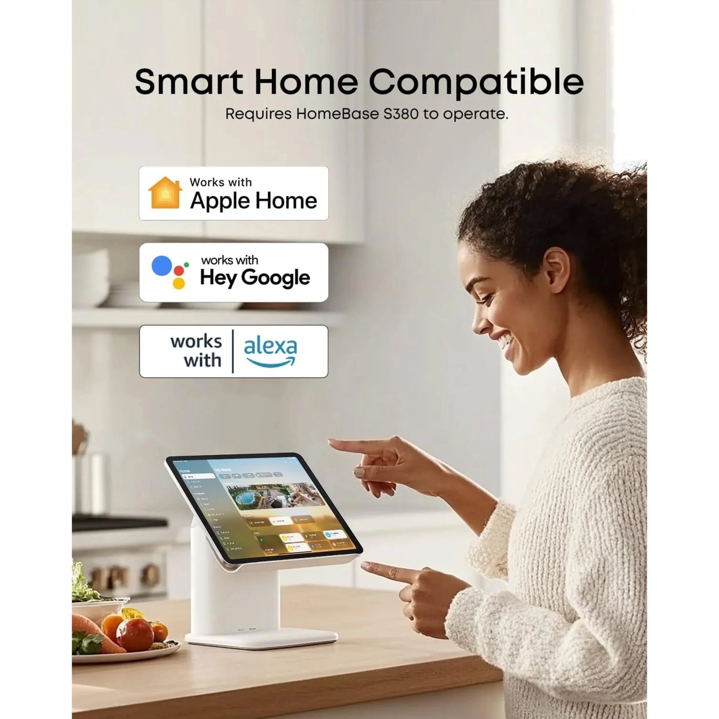 Eufy SoloCam E42 4K-övervakningskamera 2-pack med HomeBase S380