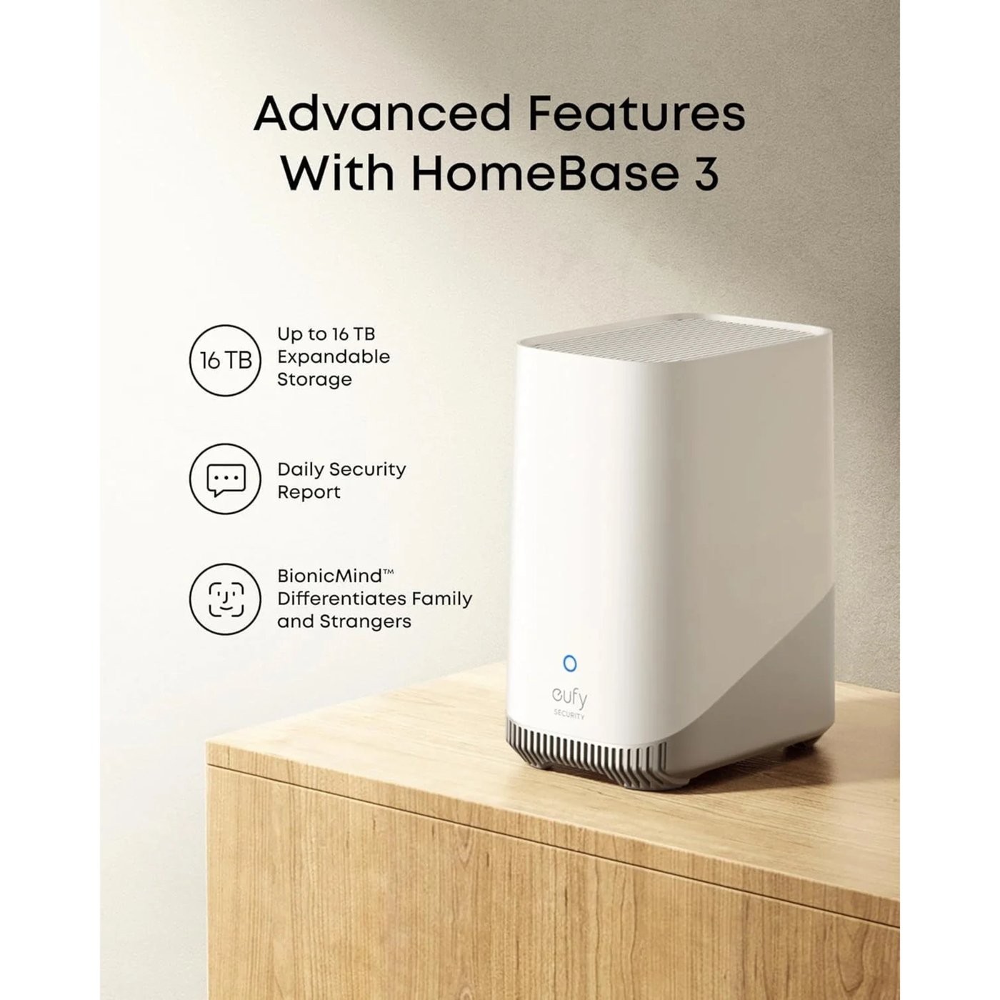 Eufy SoloCam E42 4K-övervakningskamera 2-pack med HomeBase S380