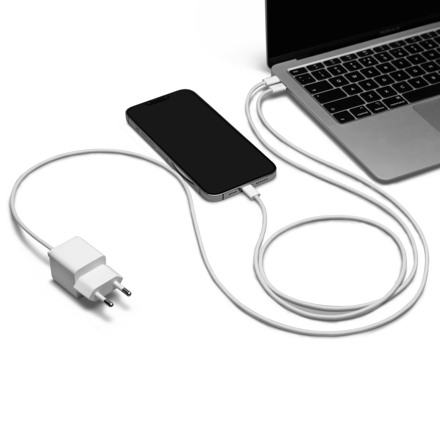 Linocell GaN-snabbladdare 65 W PD 3.2 med USB-C-port