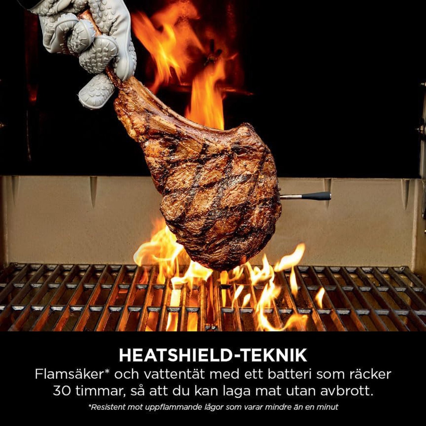Ninja ProChef trådlös stektermometer Svart/silver
