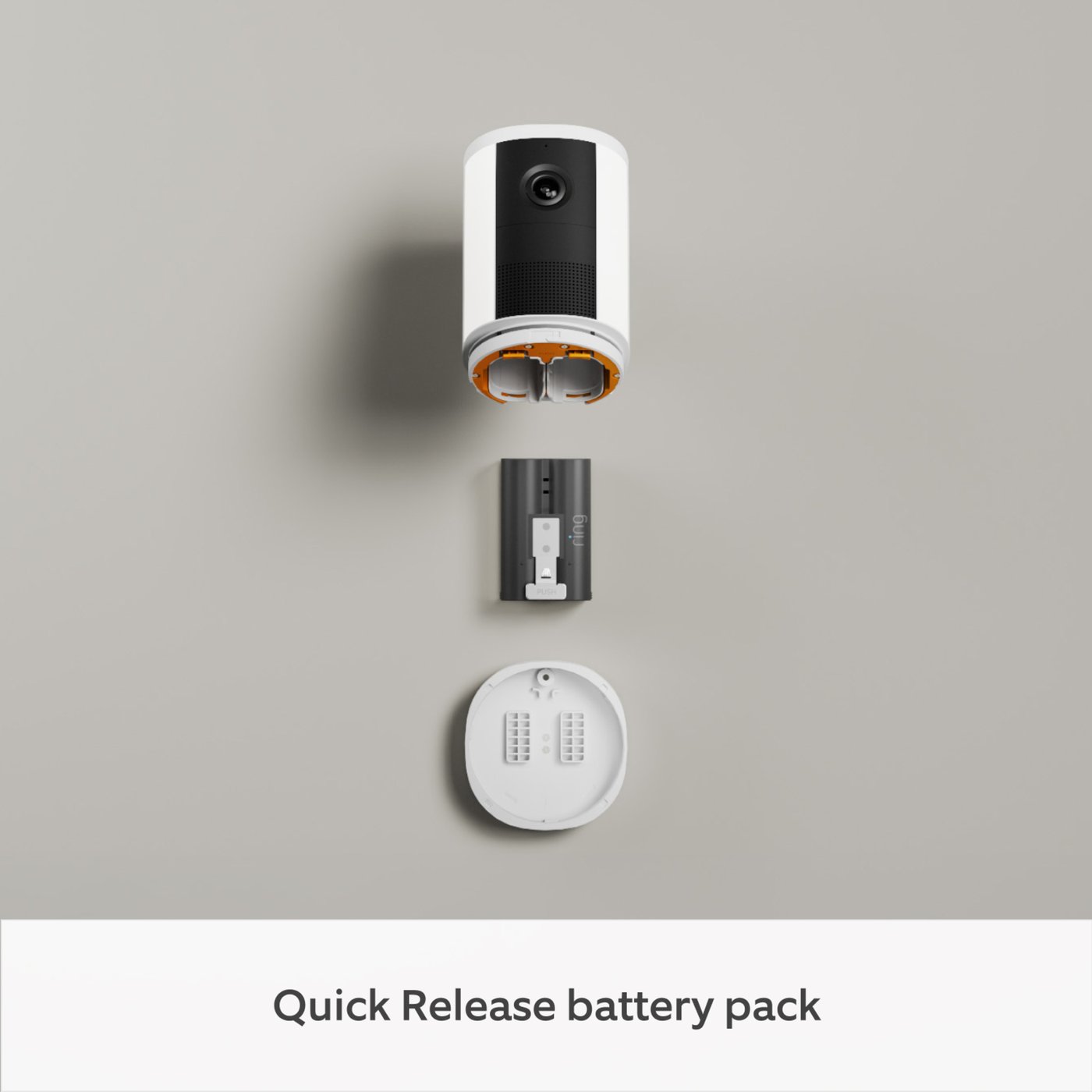Ring Spotlight Cam Battery (2nd Gen) trådlös övervakningskamera Svart