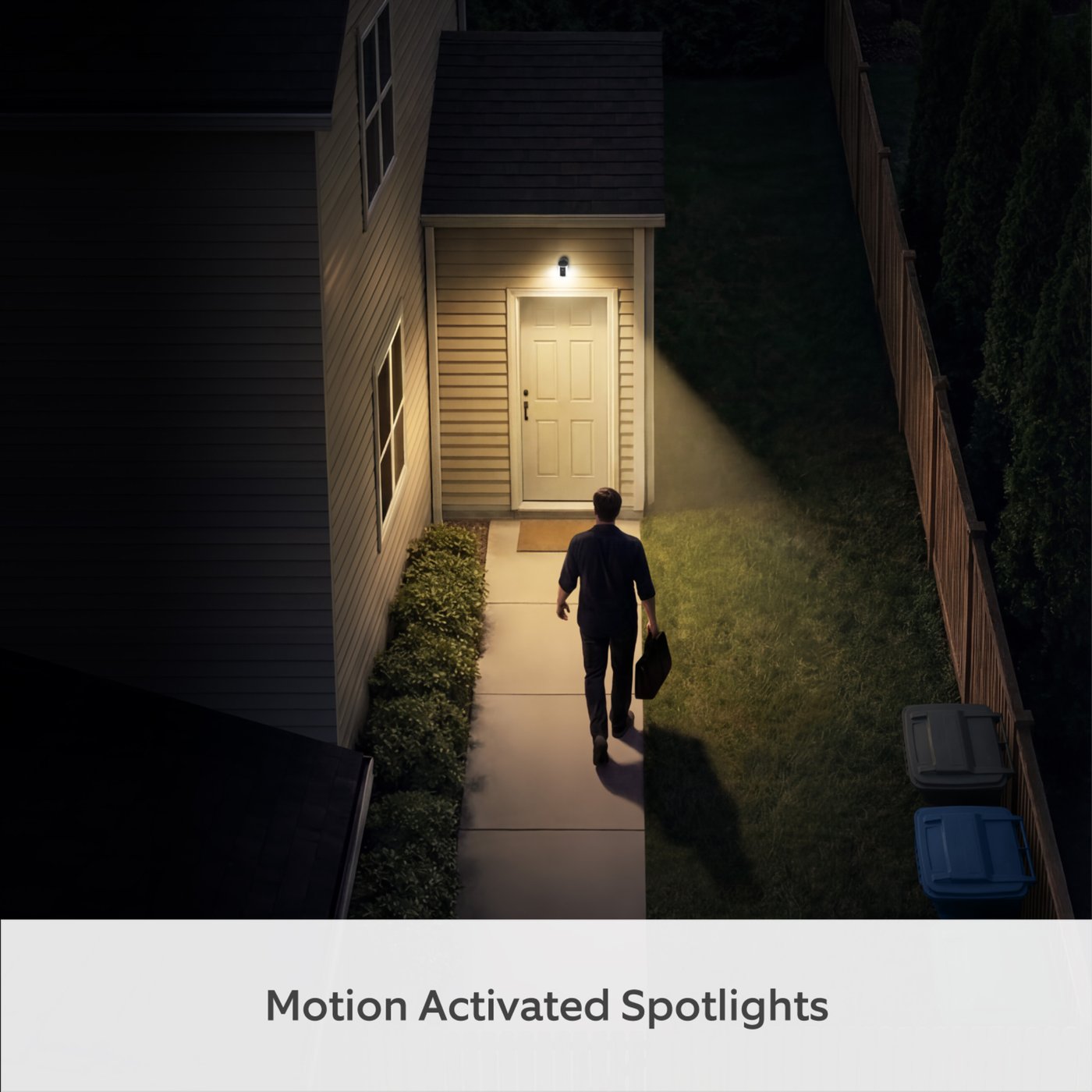 Ring Spotlight Cam Battery (2nd Gen) trådlös övervakningskamera Vit