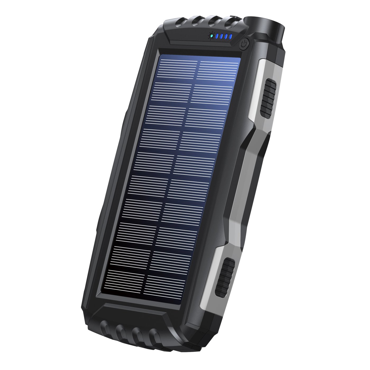 Denver Powerbank med solpanel och ficklampa 20 000 mAh