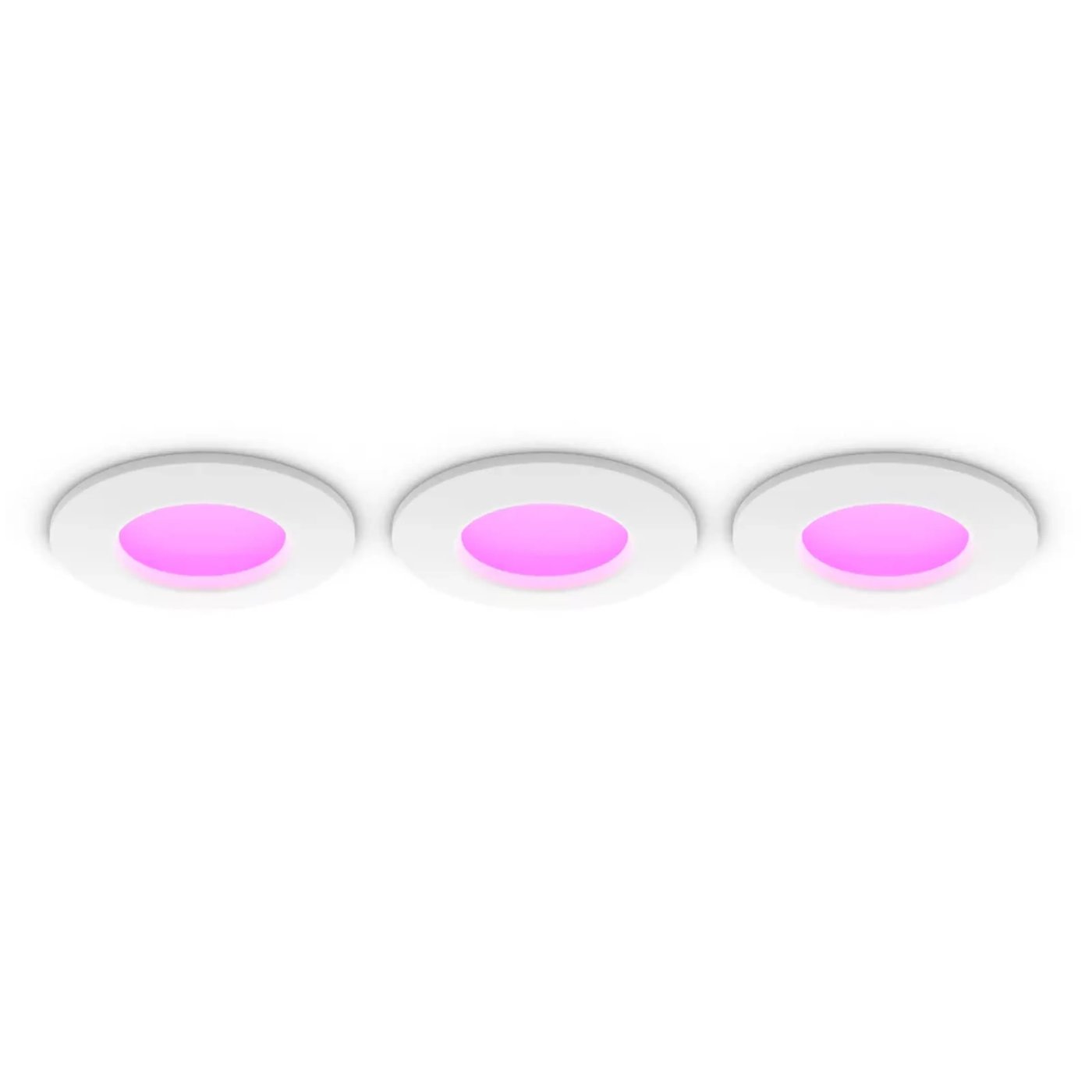 Philips Hue Slim infälld spotlight 90 mm 3-pack Vit