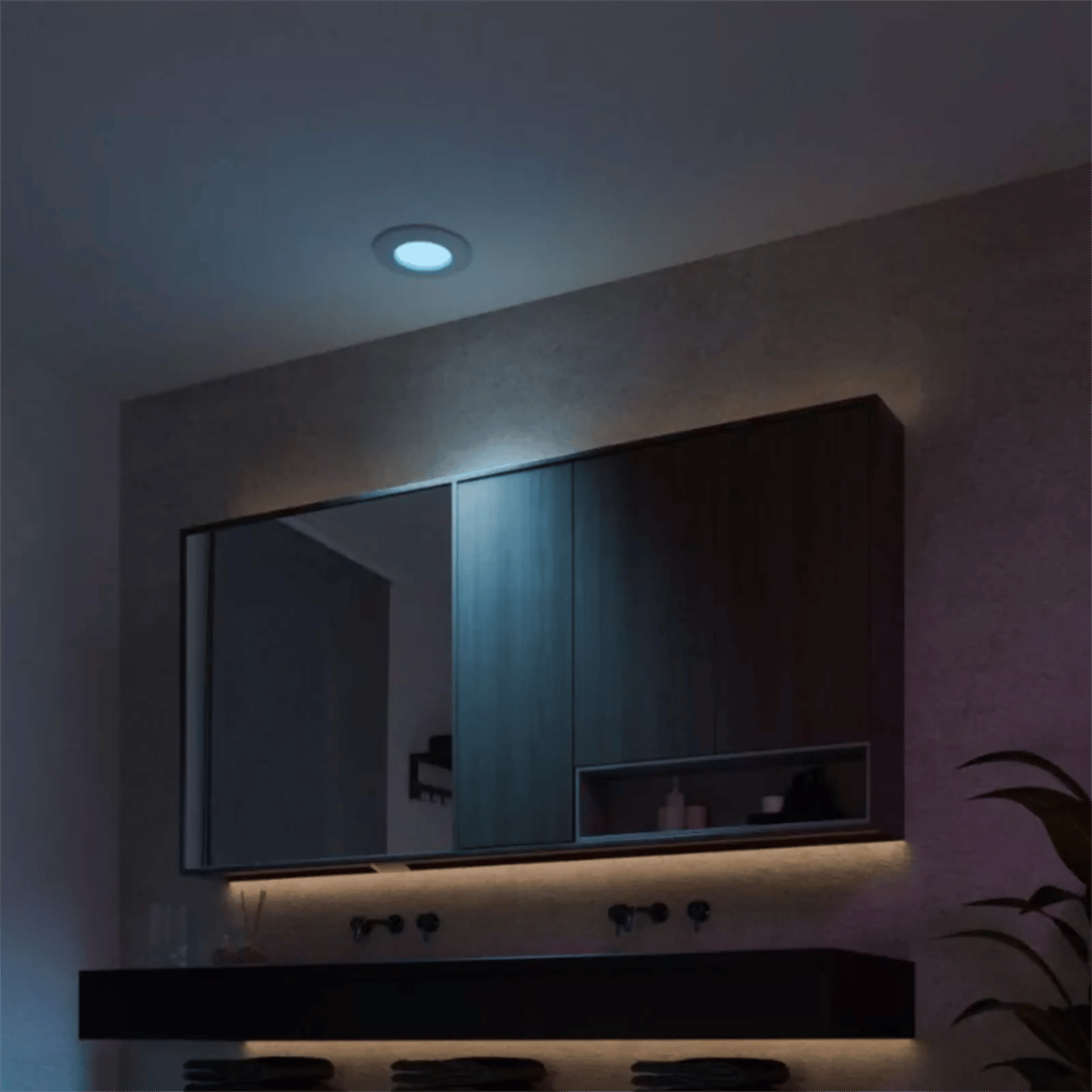 Philips Hue Slim infälld spotlight 90 mm 3-pack Vit