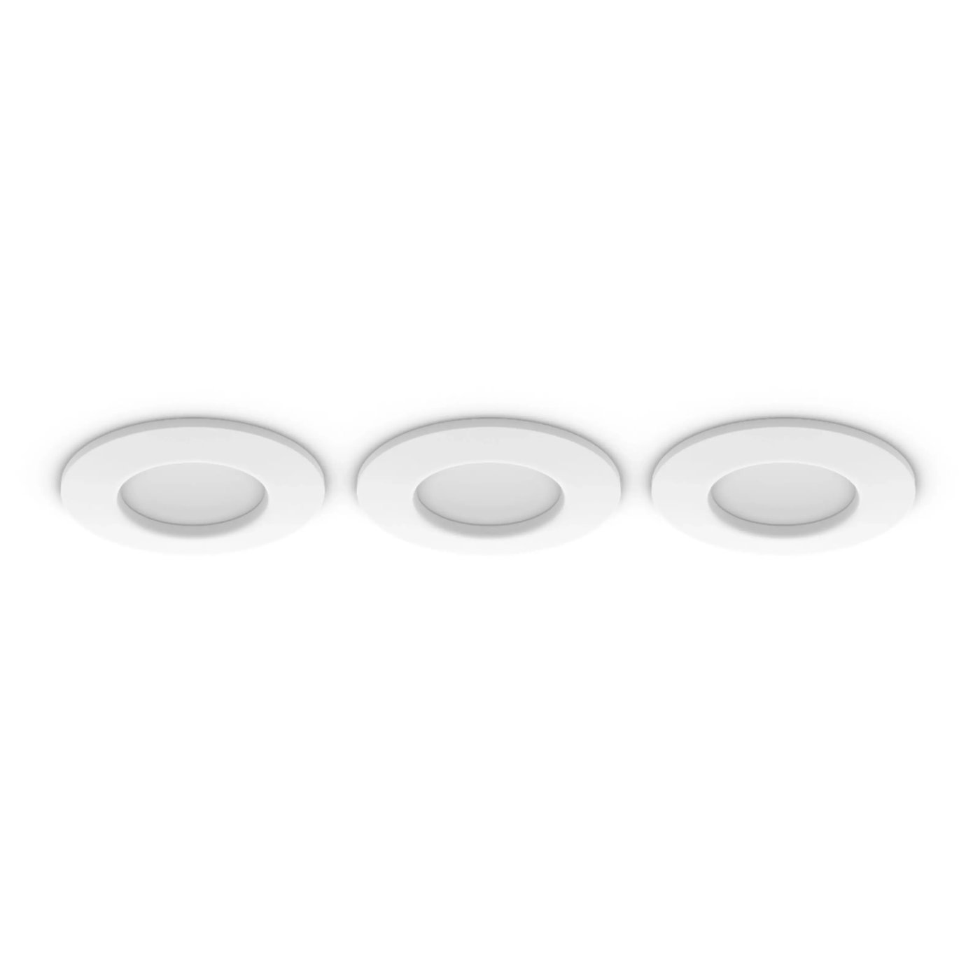 Philips Hue Slim infälld spotlight 90 mm 3-pack Vit