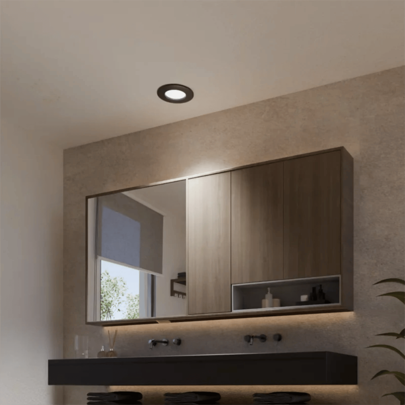 Philips Hue Slim infälld spotlight 170 mm 1-pack Svart