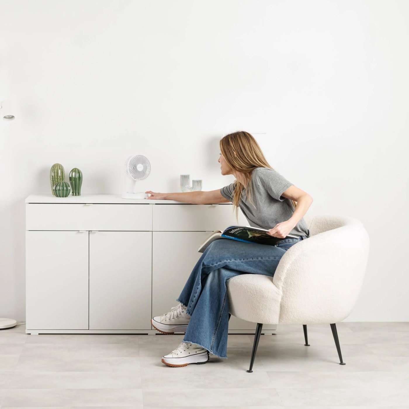 Taurus Air Lite Fold&Go bordsfläkt