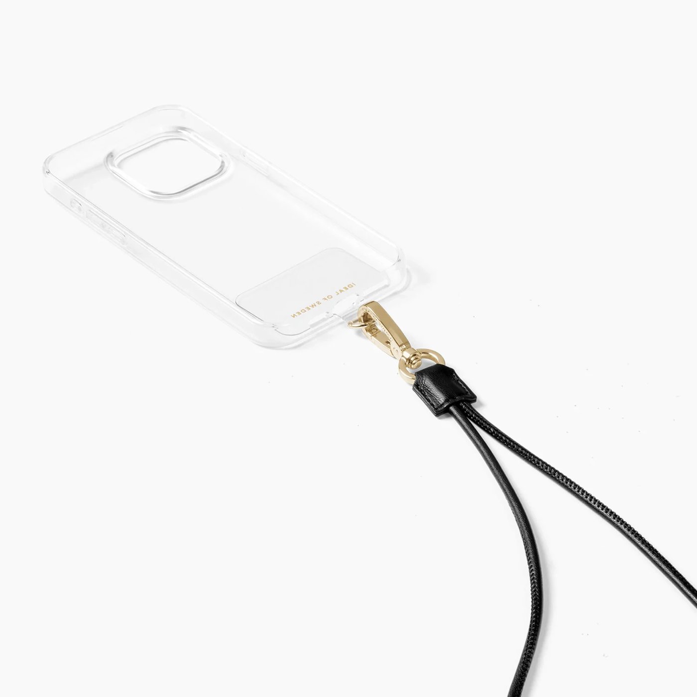 IDEAL OF SWEDEN Vegan Leather Phone Strap Svart