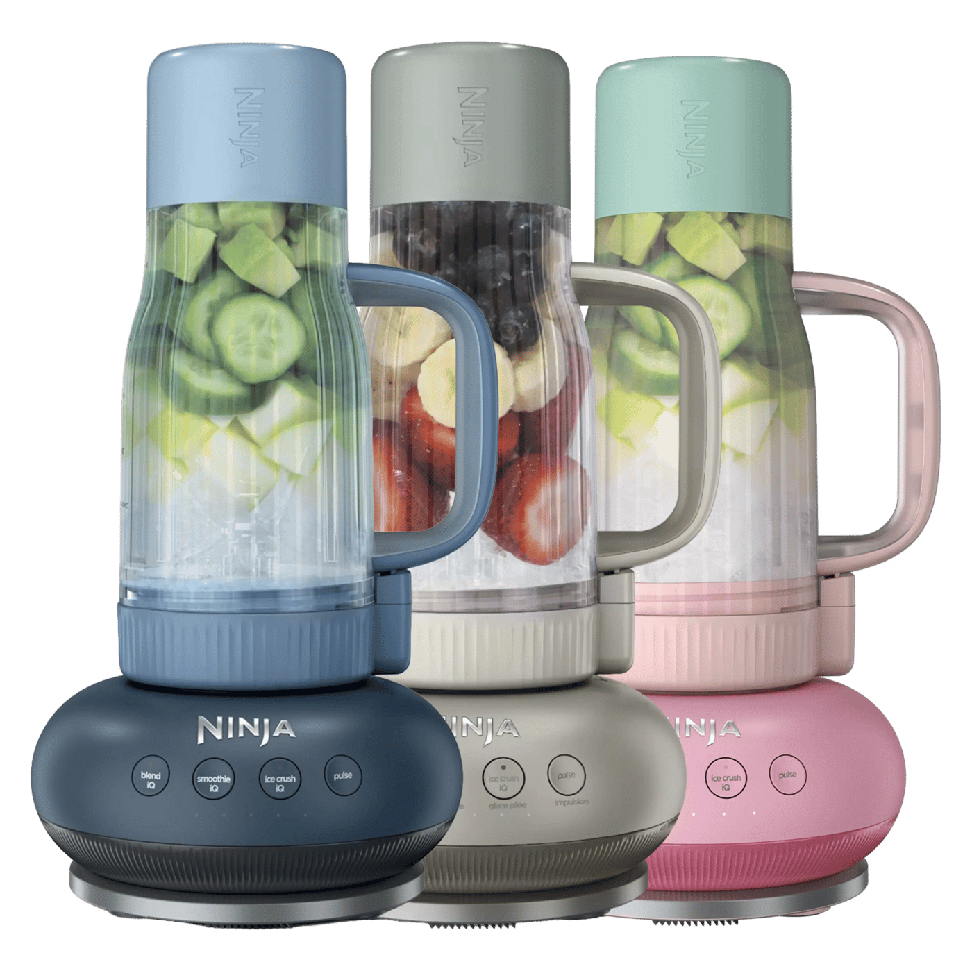 Ninja BlendBoss personlig blender med reisebeger Stone