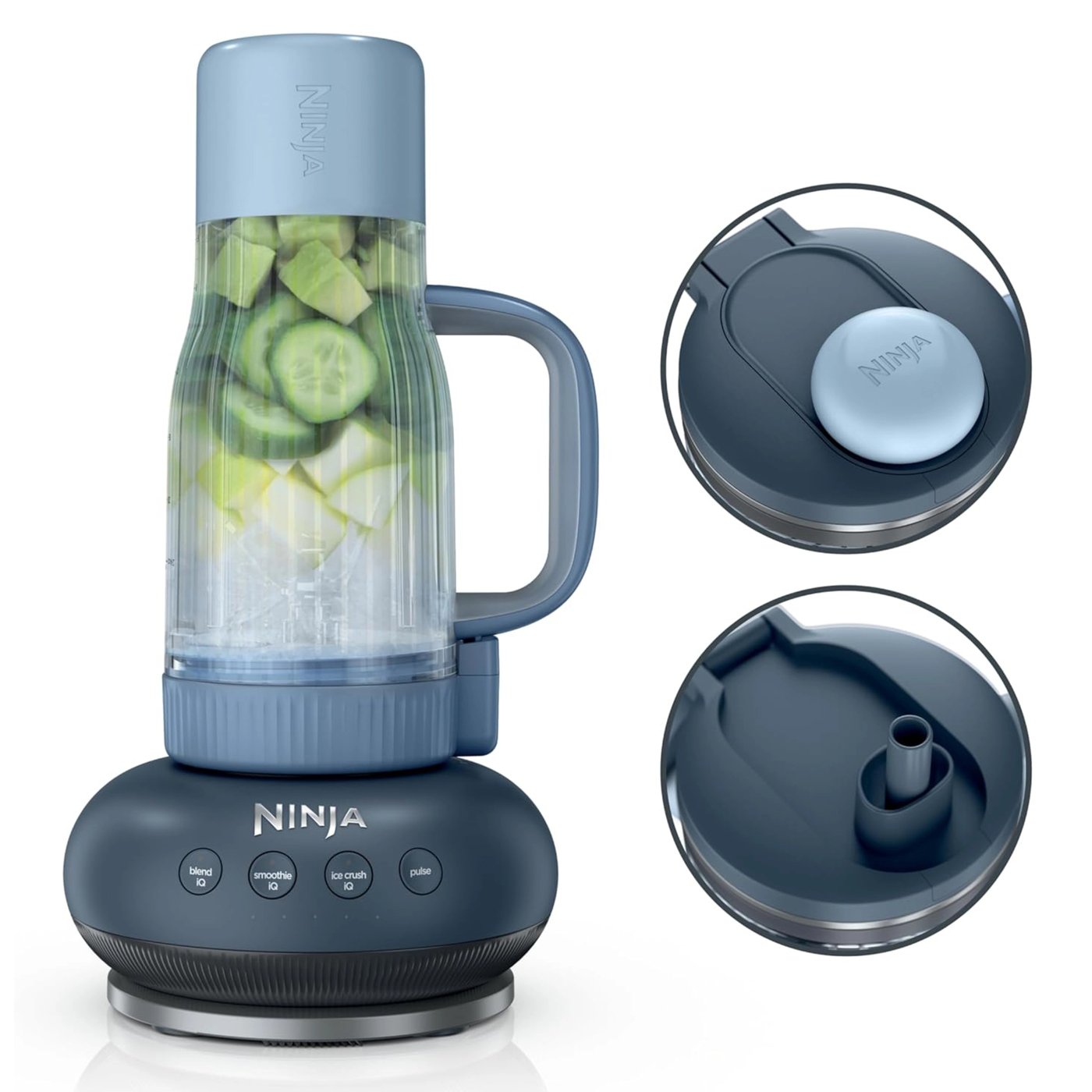 Ninja BlendBoss personlig mixer med resebägare Cyberspace