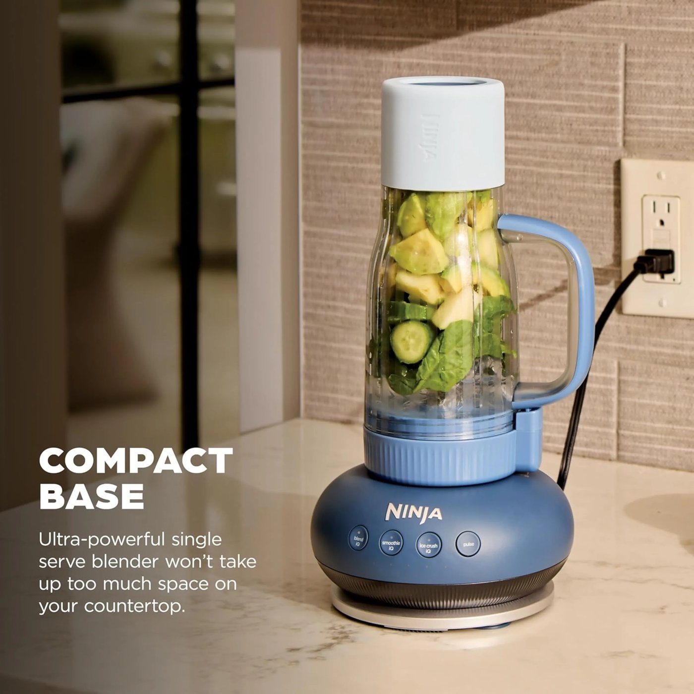 Ninja BlendBoss personlig blender med reisebeger Stone