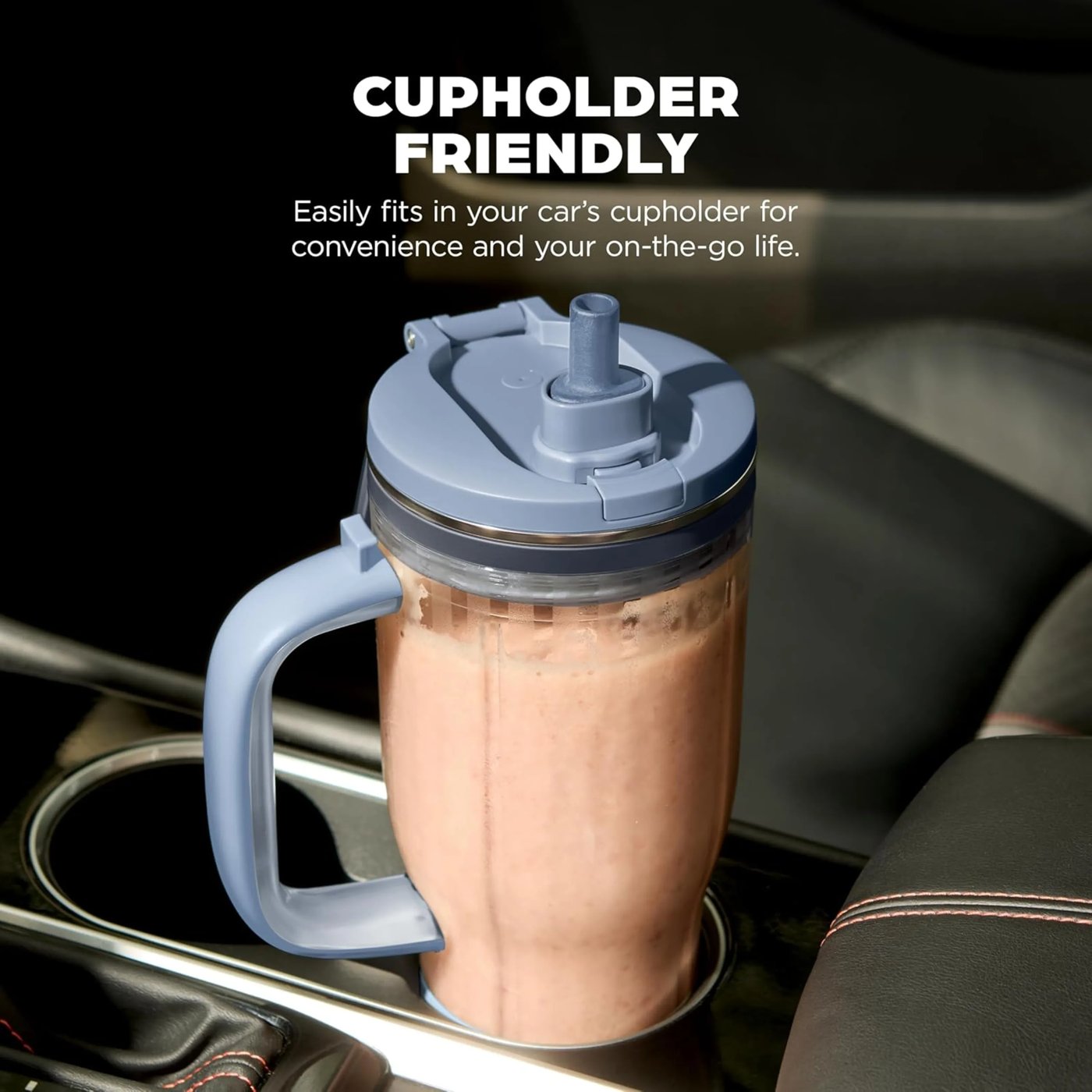 Ninja BlendBoss personlig blender med reisebeger Stone