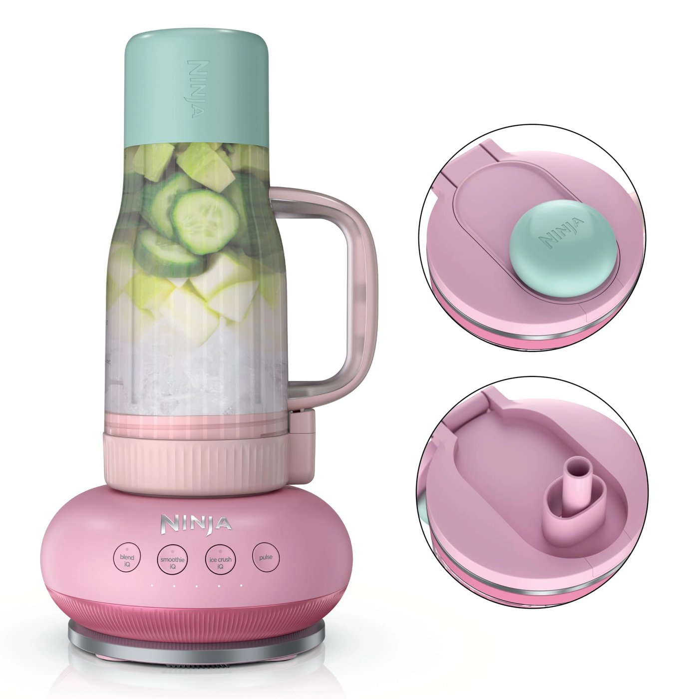 Ninja BlendBoss personlig mixer med resebägare Pink Peppercorn