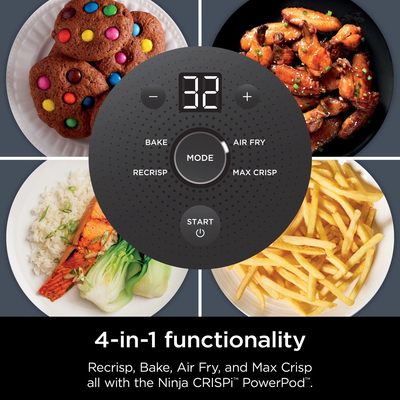 Ninja CRISPi 4-i-1 airfryer 1700 W