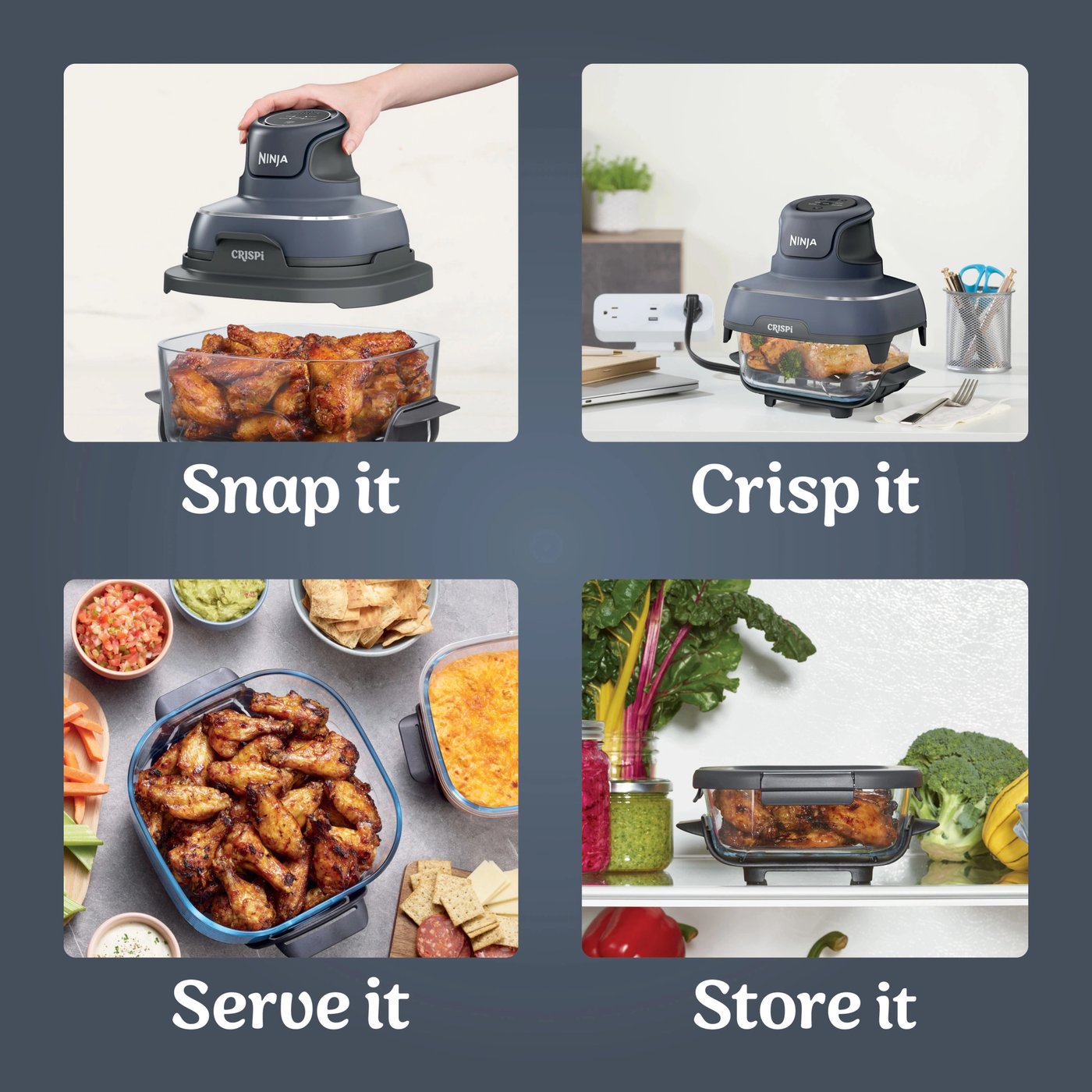 Ninja CRISPi 4-i-1 airfryer 1700 W