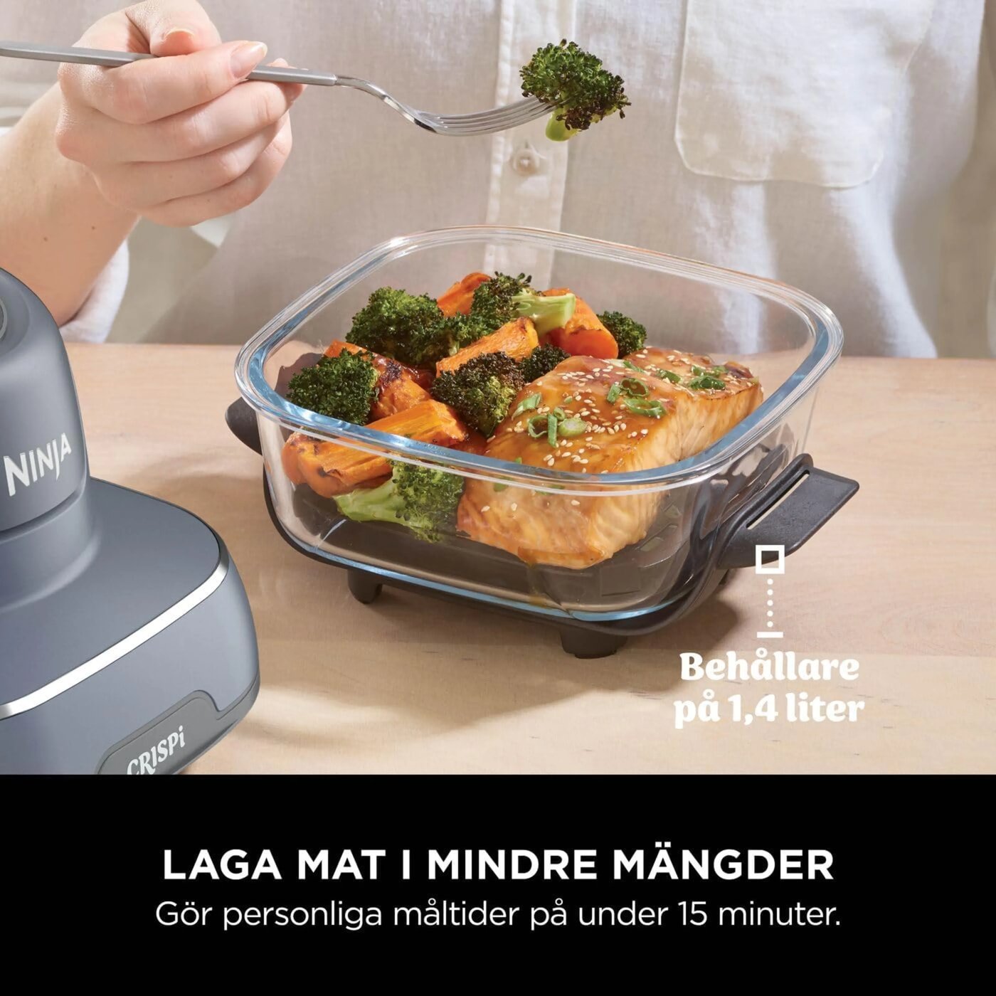 Ninja CRISPi 4-i-1 airfryer 1700 W