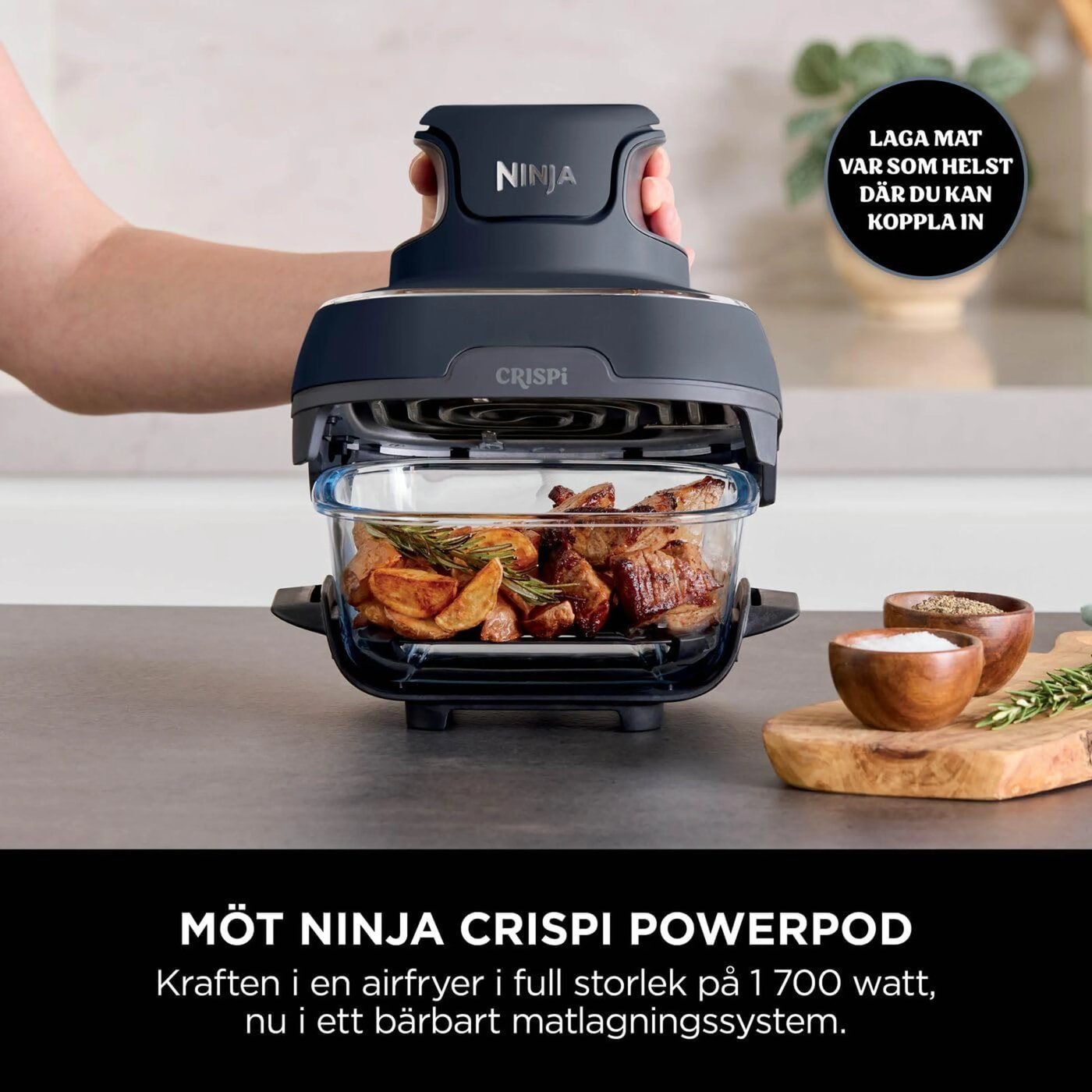 Ninja CRISPi 4-i-1 airfryer 1700 W