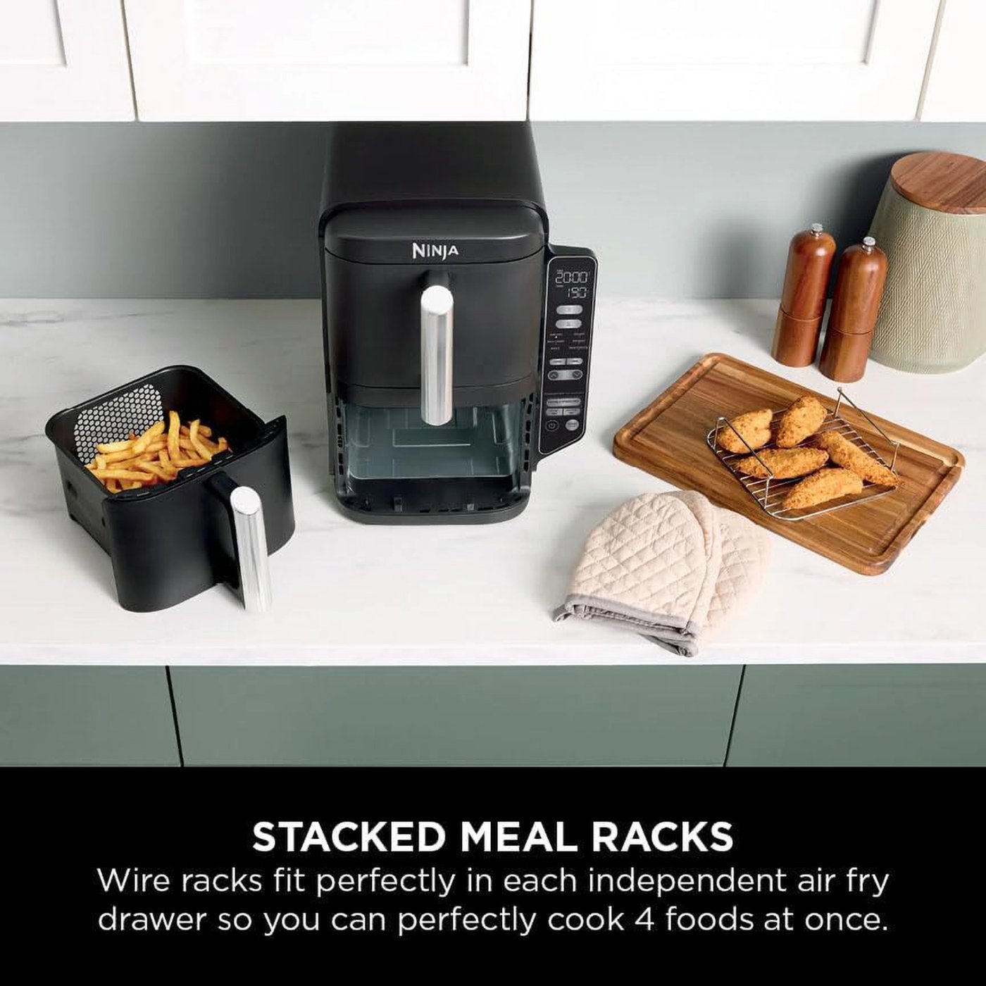 Ninja Stacked Dual Zone airfryer 7,6 L