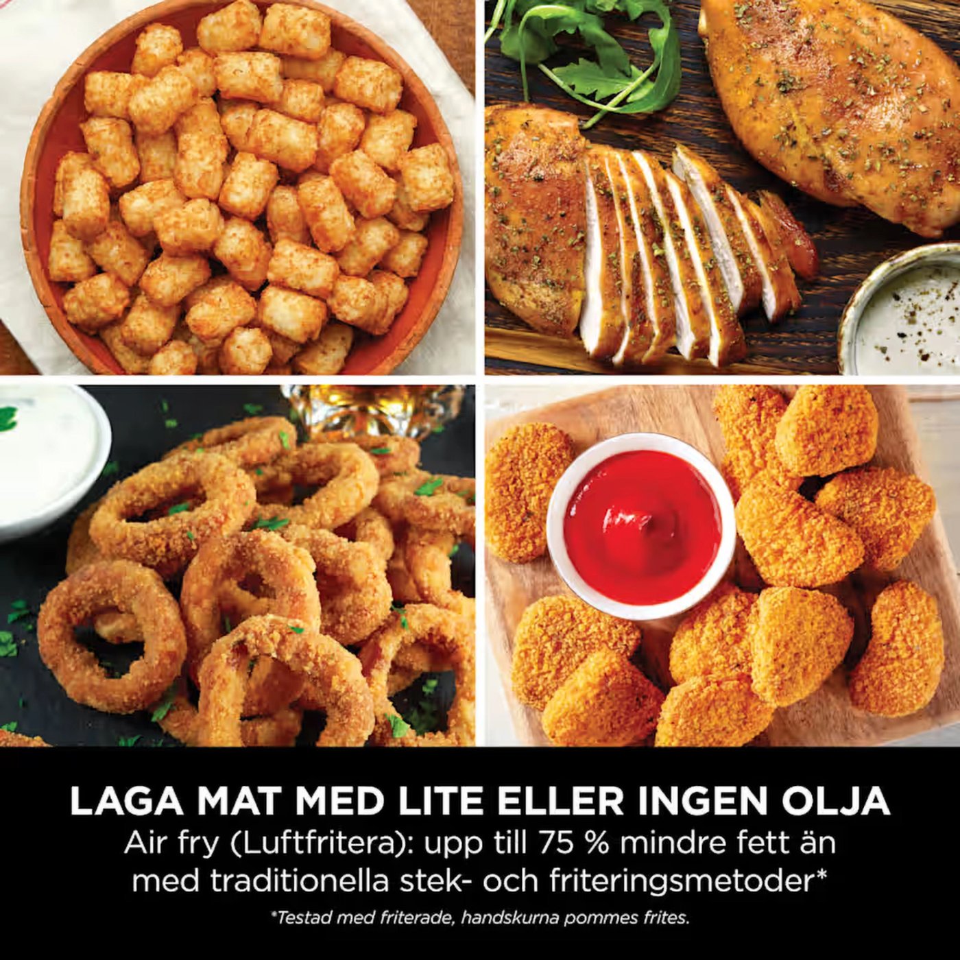 Ninja Stacked Dual Zone varmluftsfritös 7,6 L