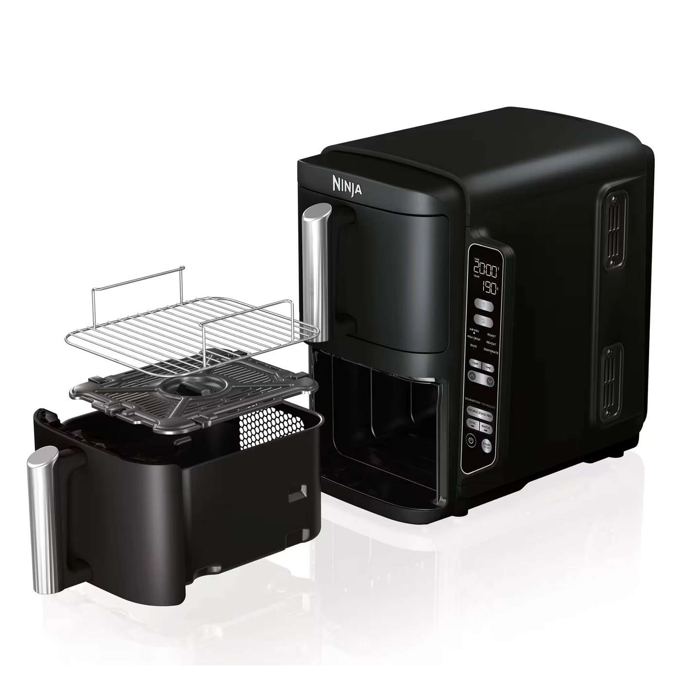 Ninja Stacked Dual Zone airfryer 7,6 L