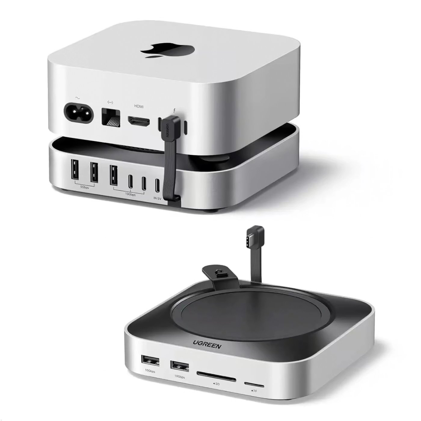 Ugreen Mac mini 11-i-1-dockningsstation med SSD-plats