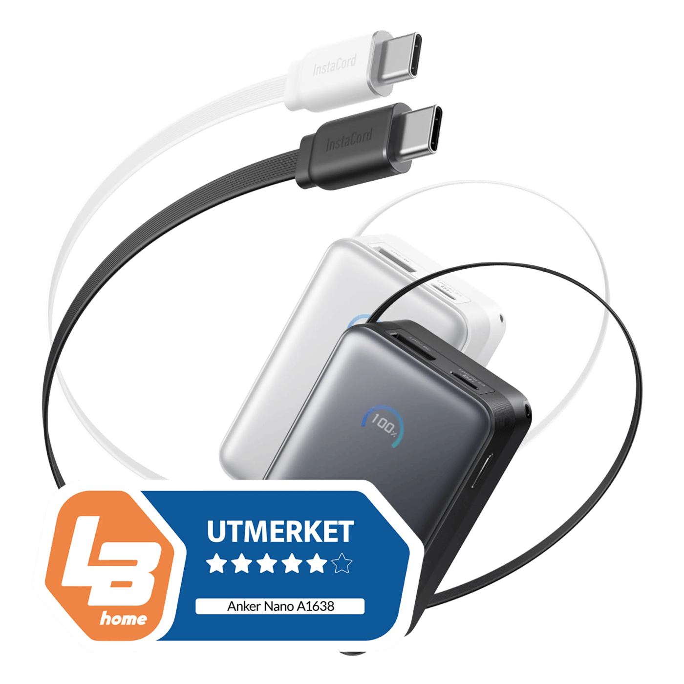 Anker Anker Nano Powerbank 10 000 mAh 45 W Hvit