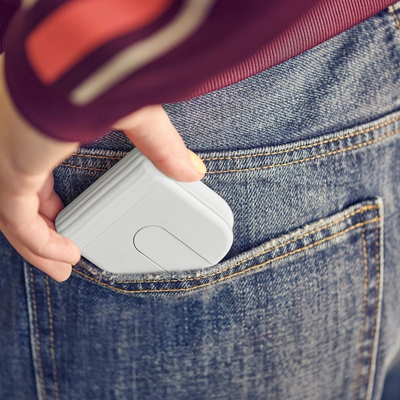 Logitech Mobi Fold sammenleggbar trådløs mus Off-white