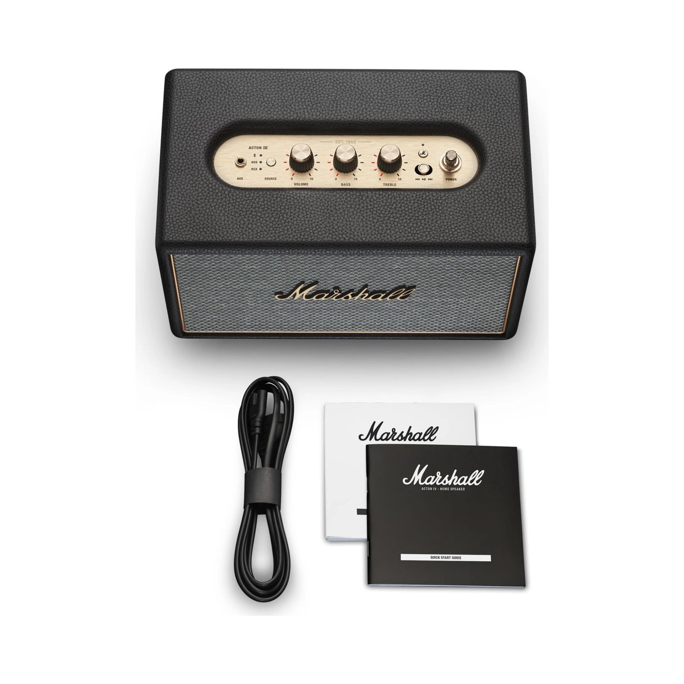 Marshall Acton IV Bluetooth-högtalare Svart