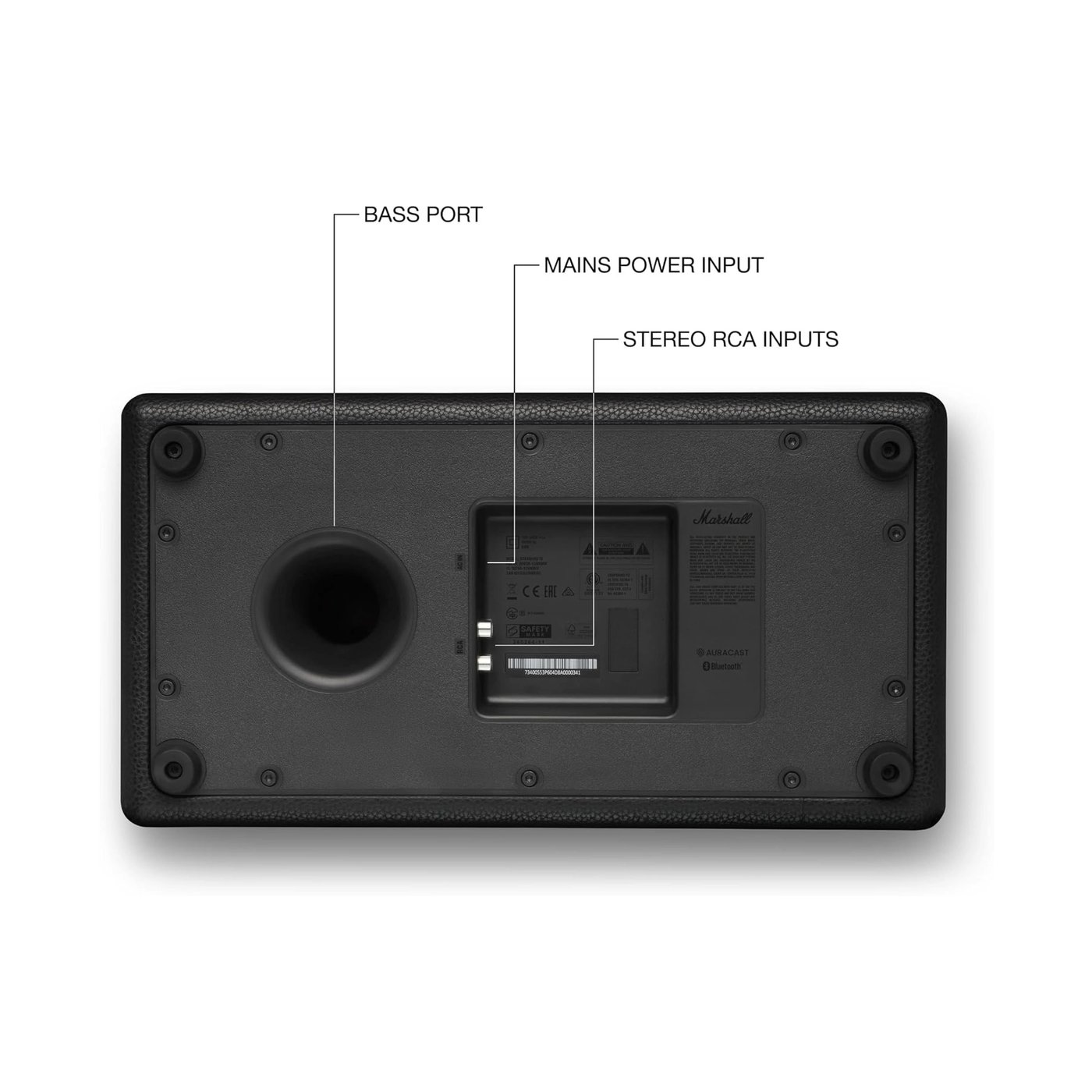 Marshall Stanmore IV Bluetooth-högtalare Svart