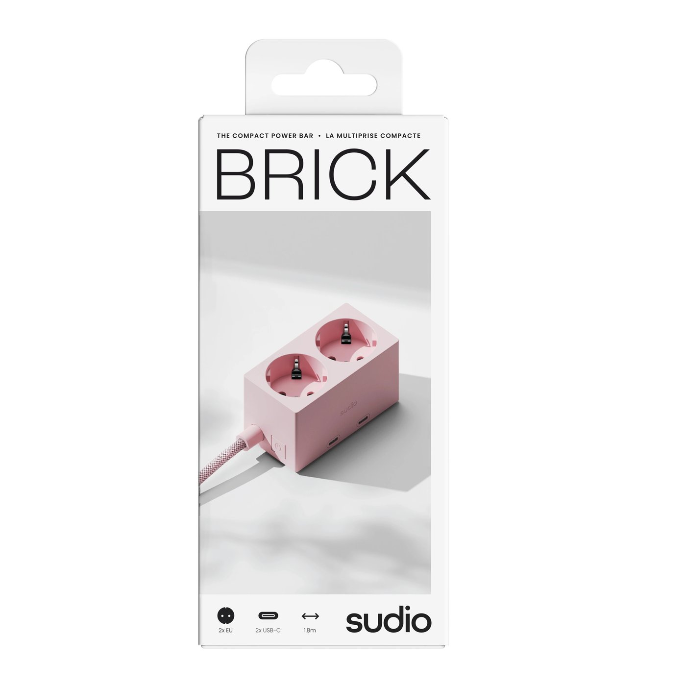 Sudio Brick grenuttak med GaN-lading 30 W Rosa