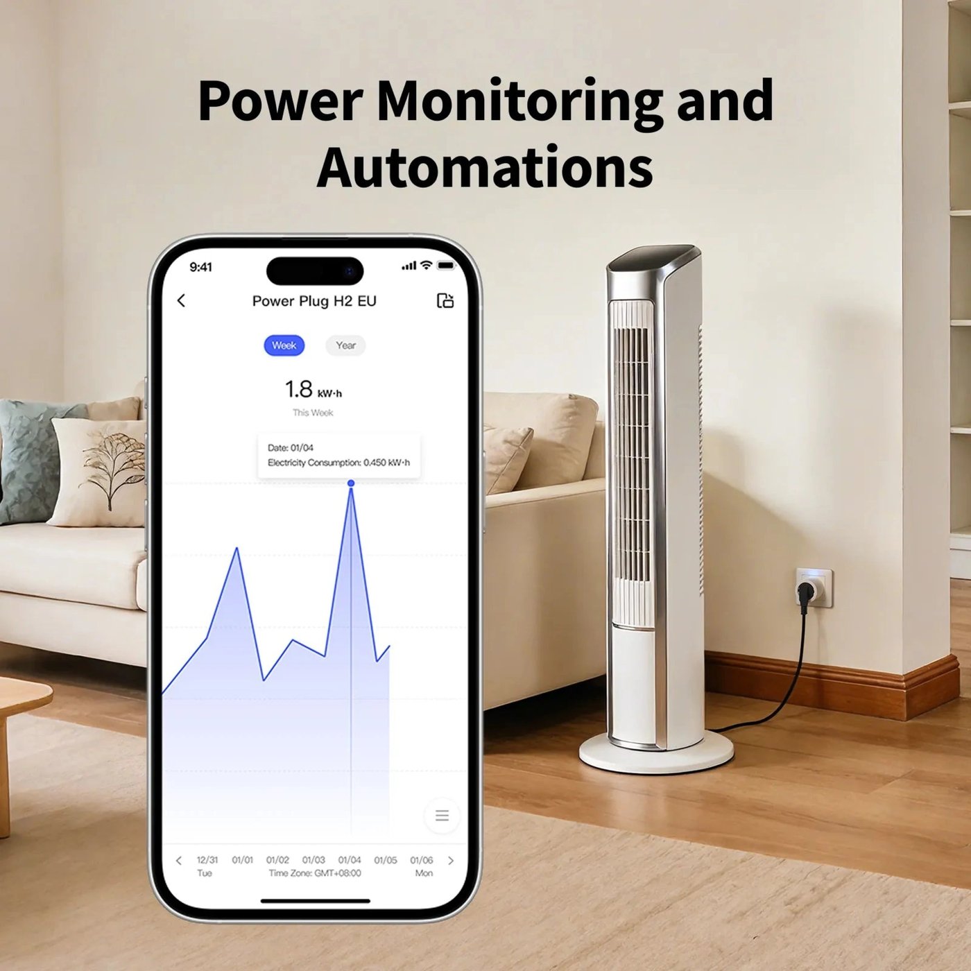 Aqara Power Plug H2 Vit
