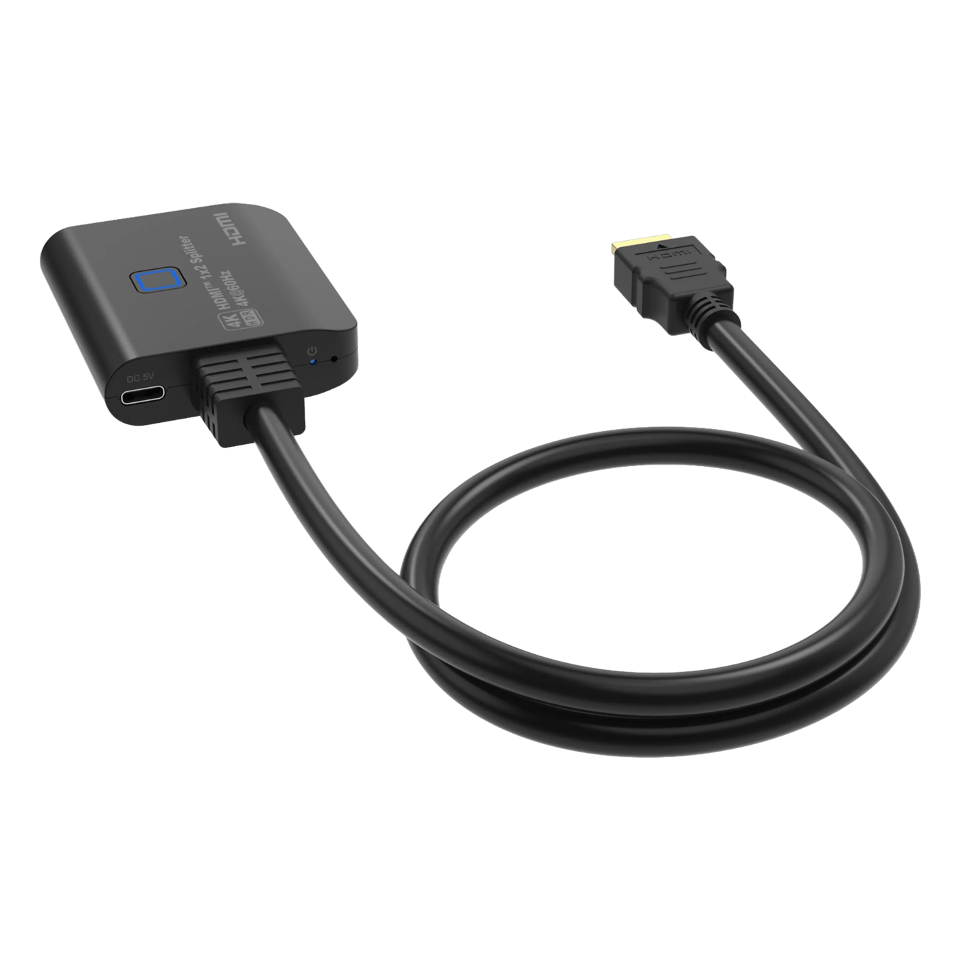 Luxorparts HDMI-splitter mini 4K/60 Hz 2-veis