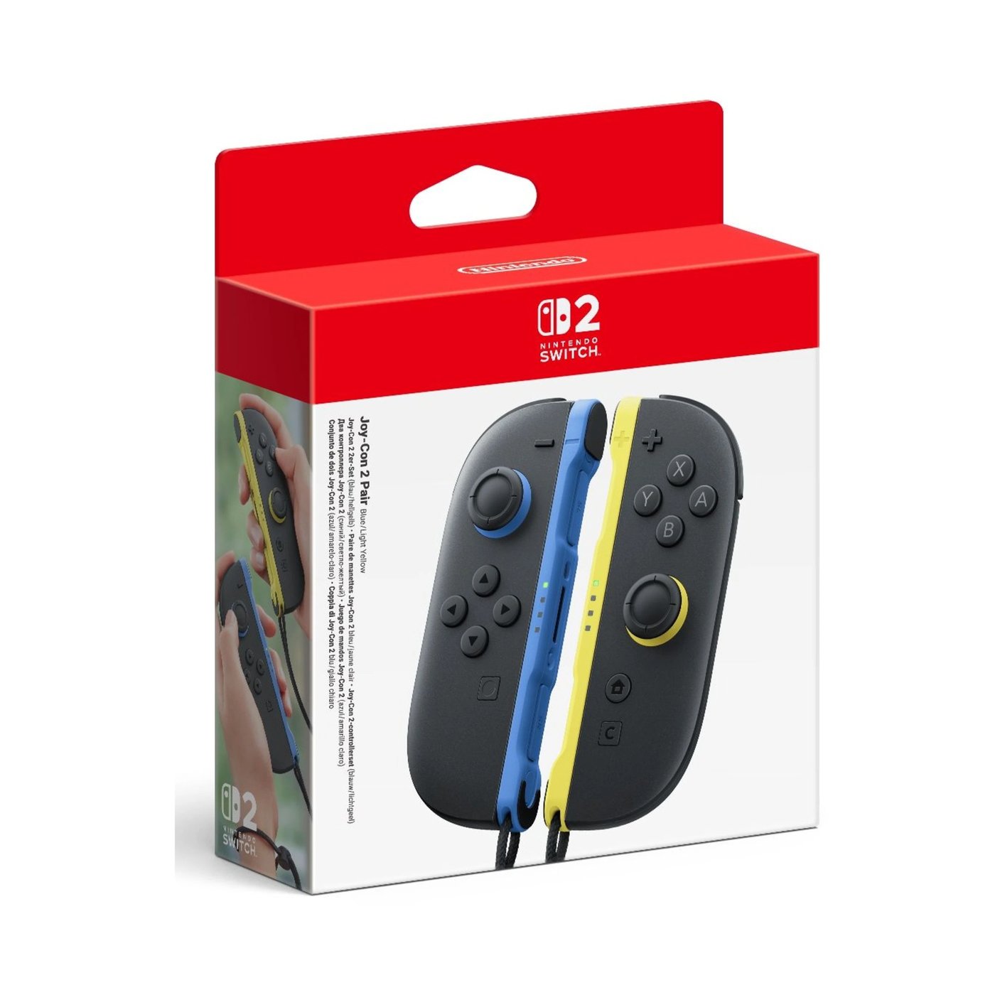 Nintendo Joy Con 2 Pair Blå/ljusgul