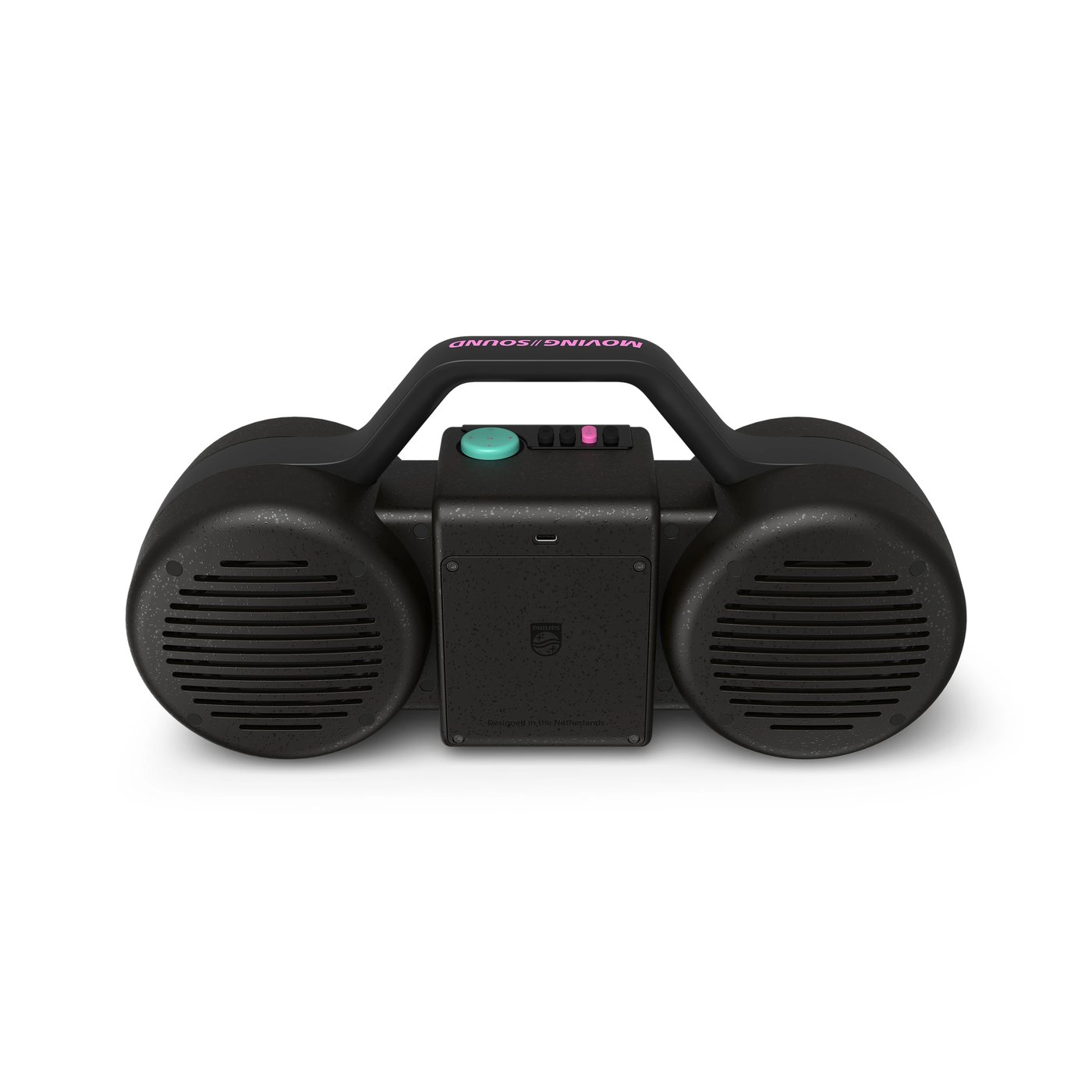 Philips Moving Sound The Roller Bluetooth-høyttaler Svart
