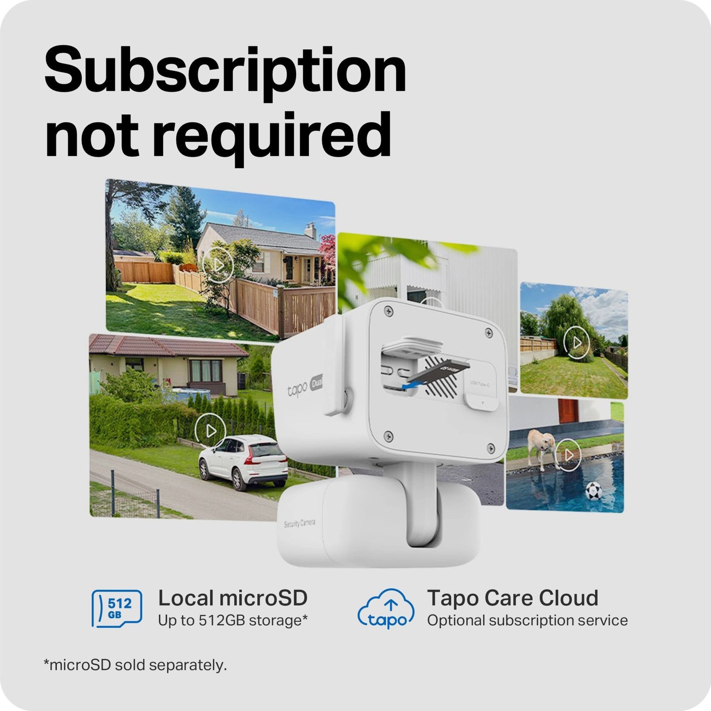TP-Link Tapo C675D KIT overvåkningskamera med doble 4K-linser