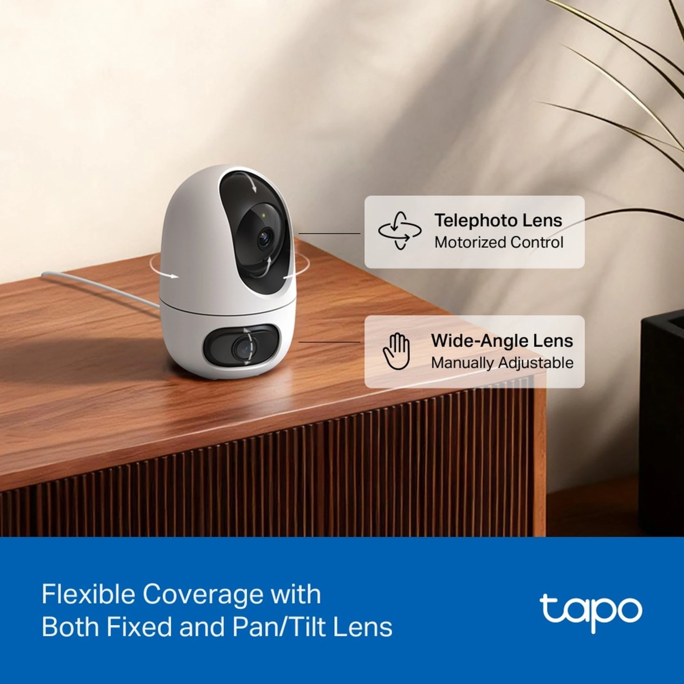 TP-Link Tapo C245D övervakningskamera med dubbla linser