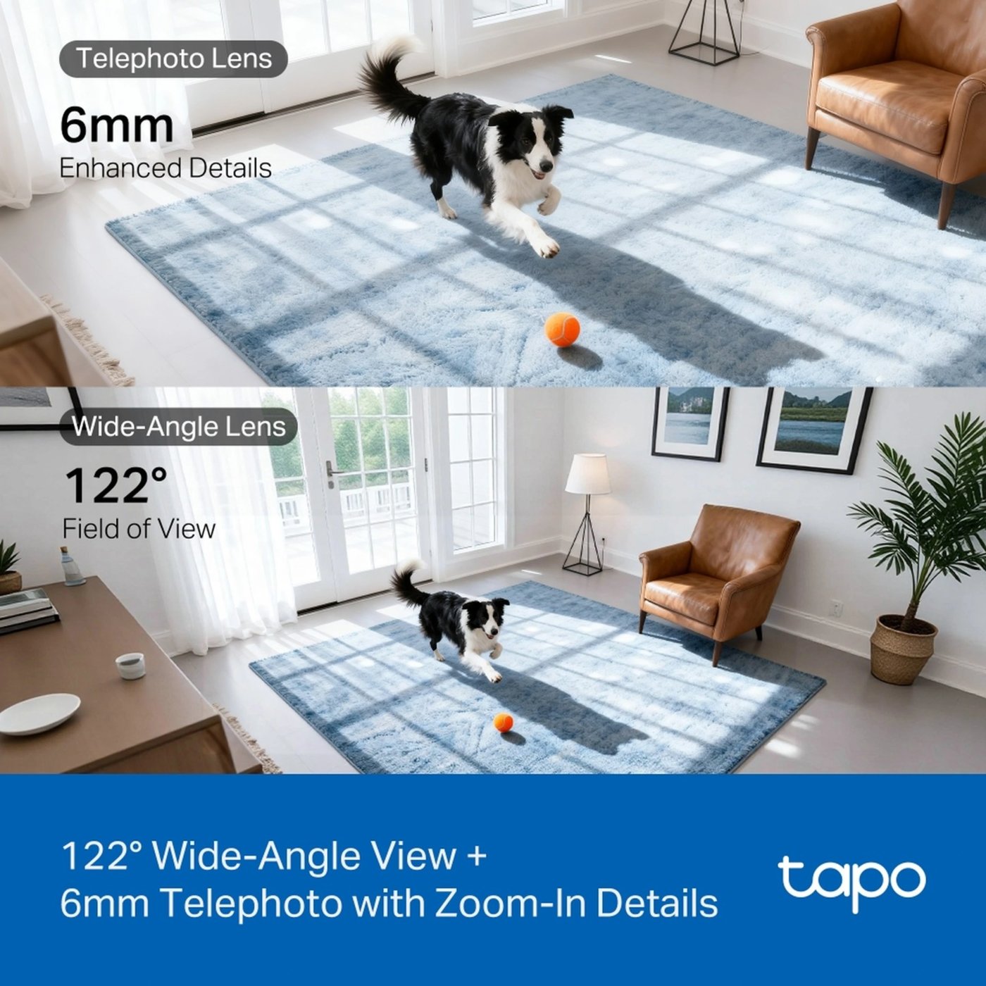 TP-Link Tapo C245D övervakningskamera med dubbla linser