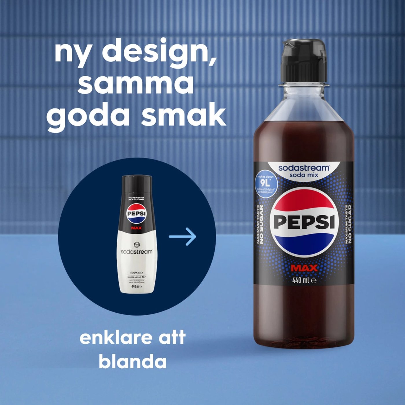 Sodastream Smakkoncentrat Pepsi Max 440 ml