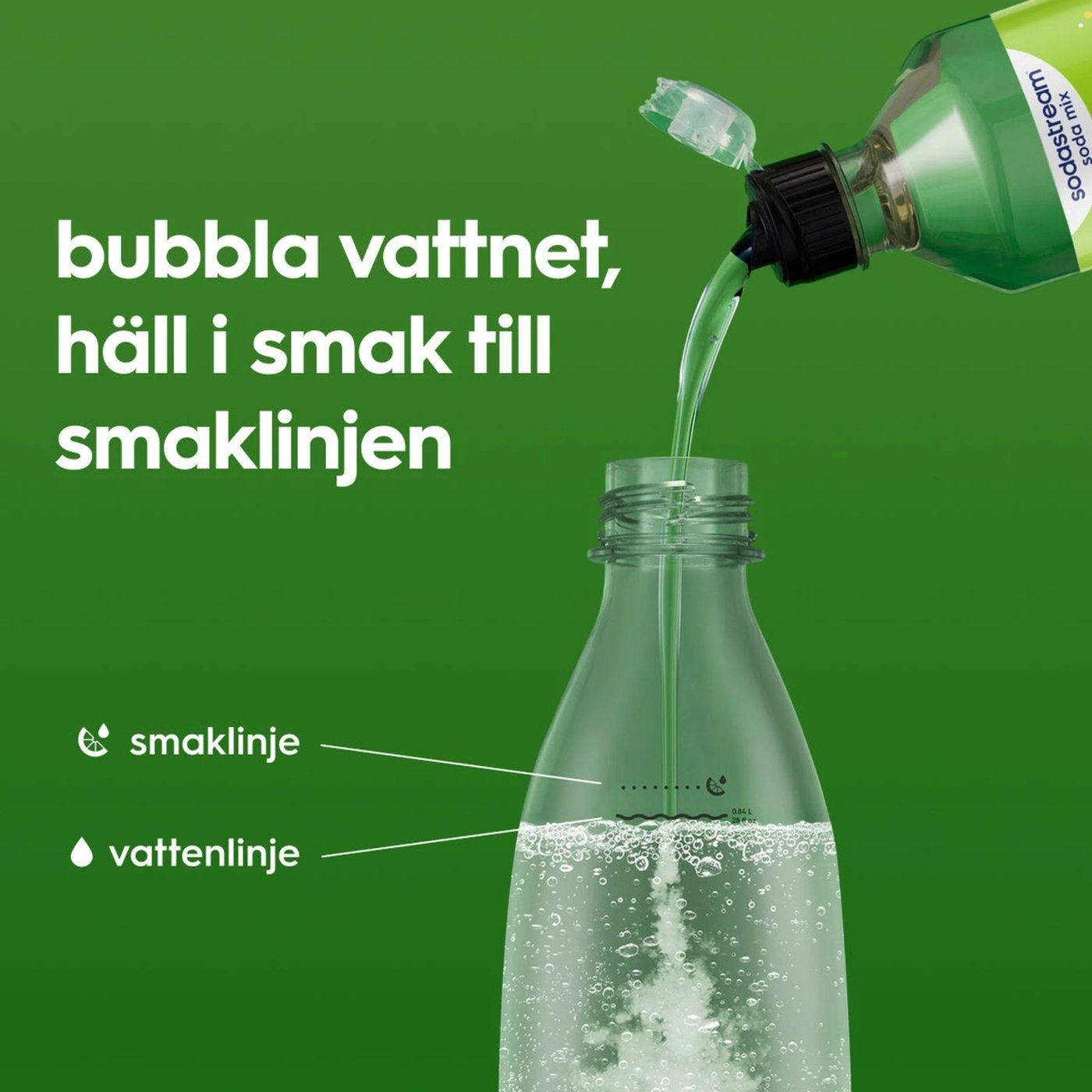 Sodastream Smakkoncentrat 7UP Zero 440 ml