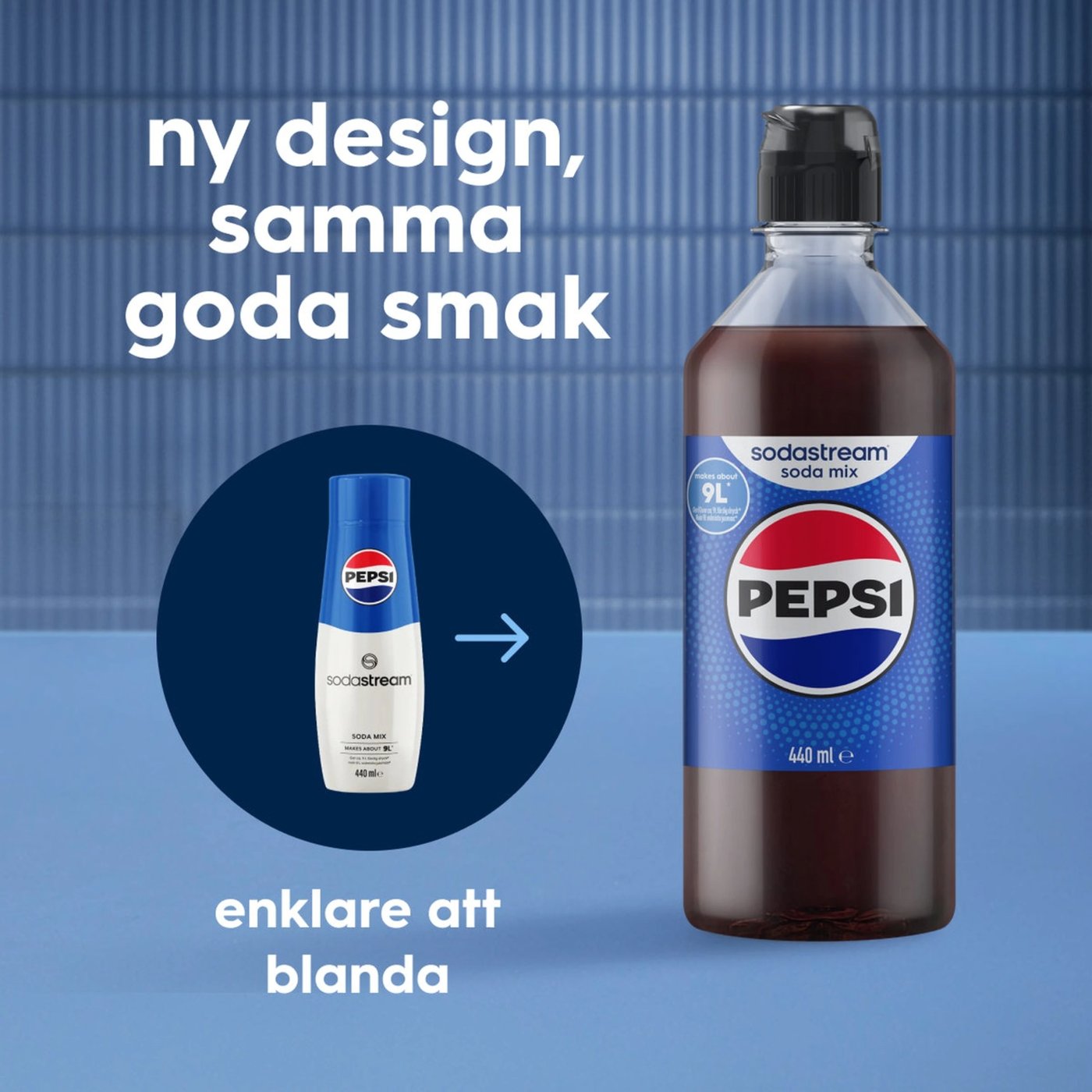 Sodastream Smakkoncentrat Pepsi 440 ml