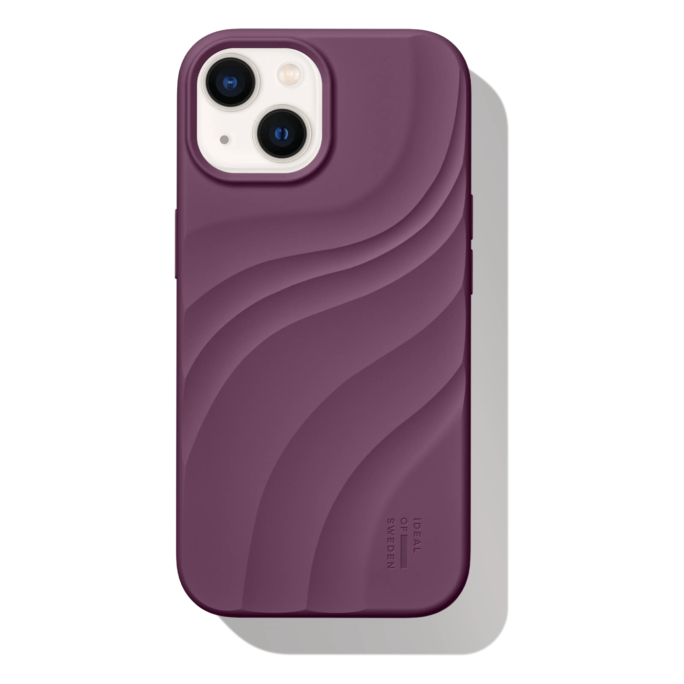 IDEAL OF SWEDEN Soft Swirl silikonskal med MagSafe – mobilskal till iPhone 13, 14, 15, 16e och 17e Velvet Plum