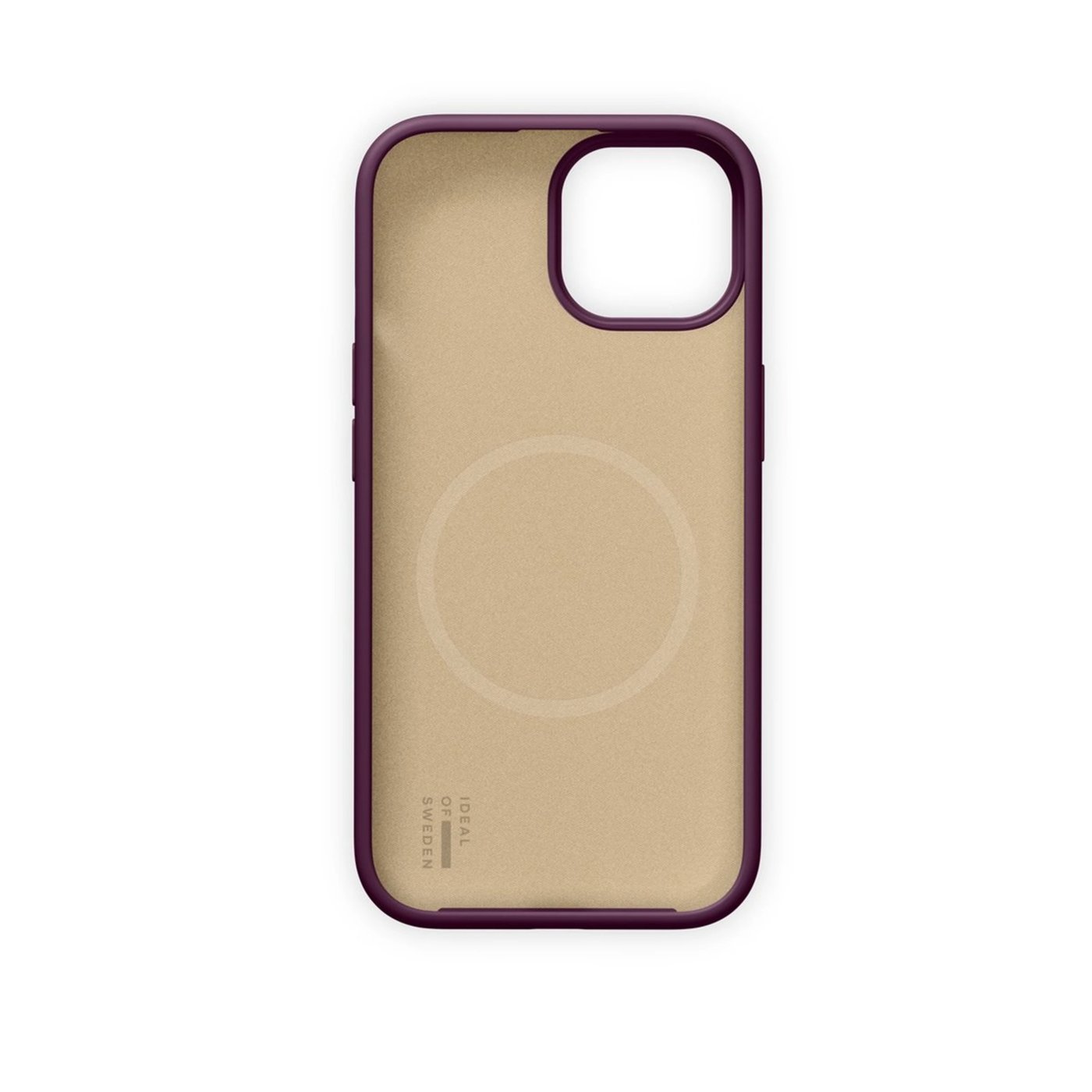 IDEAL OF SWEDEN Soft Swirl silikonskal med MagSafe för iPhone 13, 14, 15, 16e och 17e Velvet Plum
