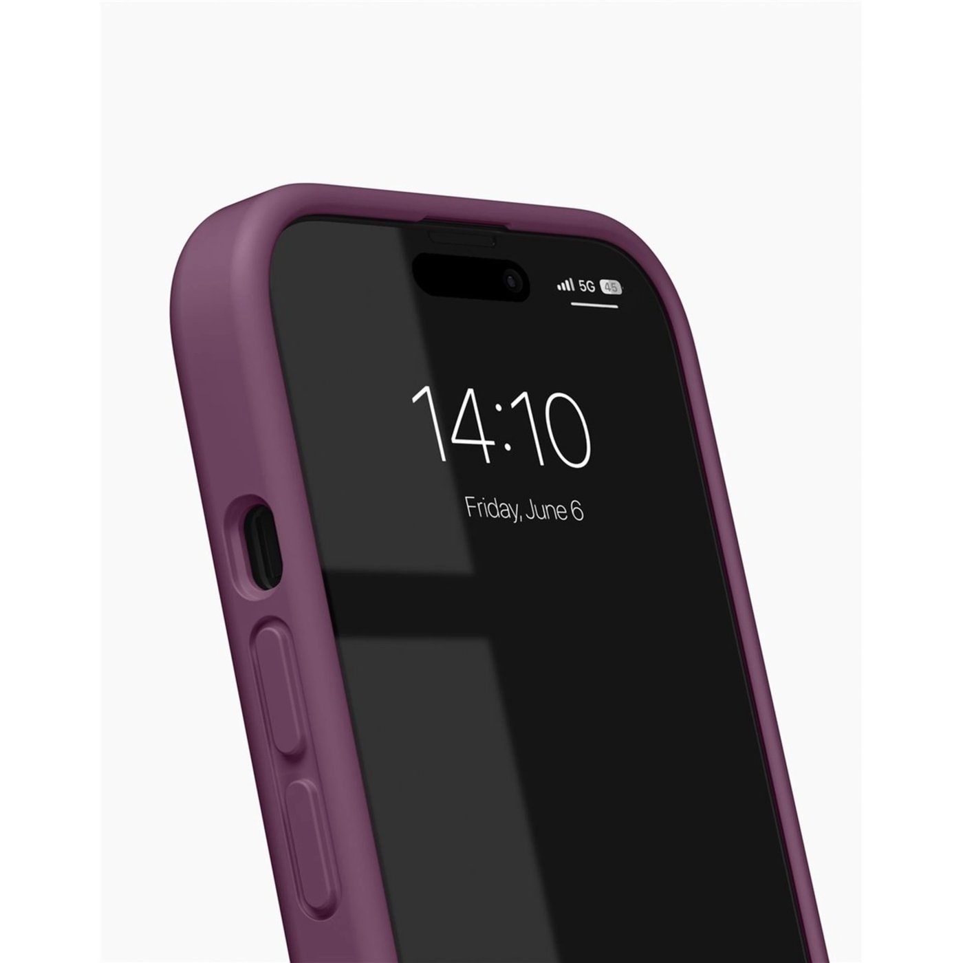 IDEAL OF SWEDEN Soft Swirl silikonskal med MagSafe för iPhone 13, 14, 15, 16e och 17e Velvet Plum