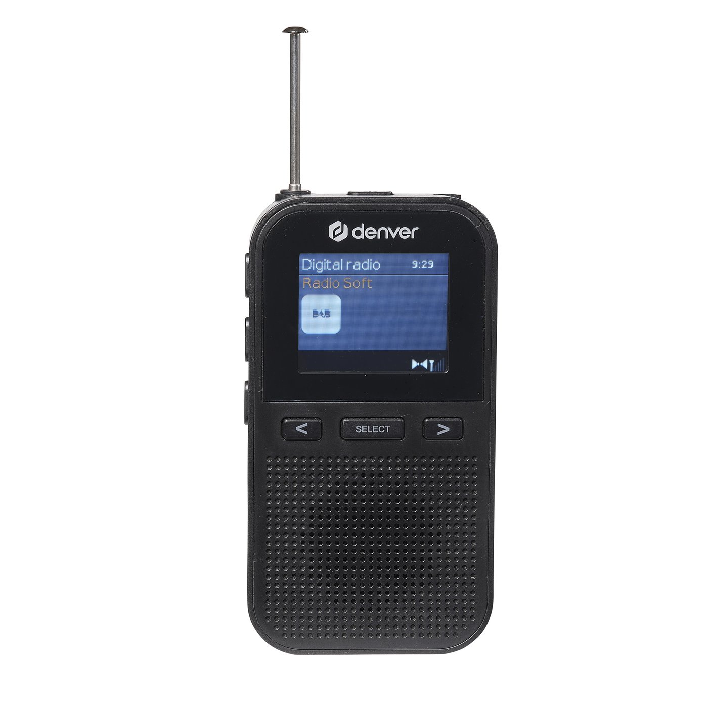 Denver Handhållen DAB+/FM-radio DAH-126MK2 Svart